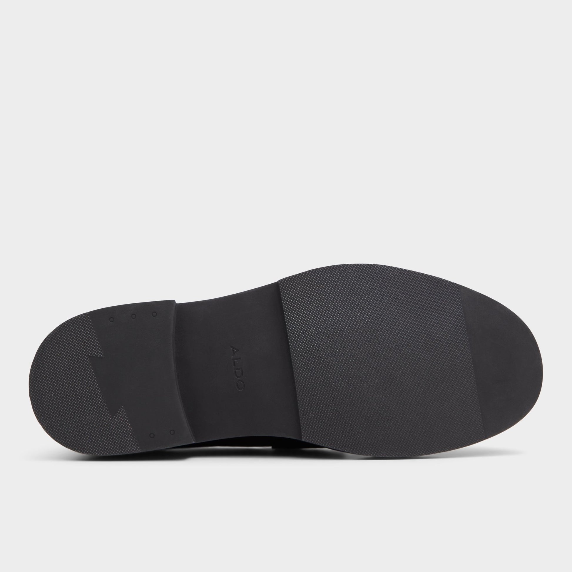 View of Black Norris Loafer's sole