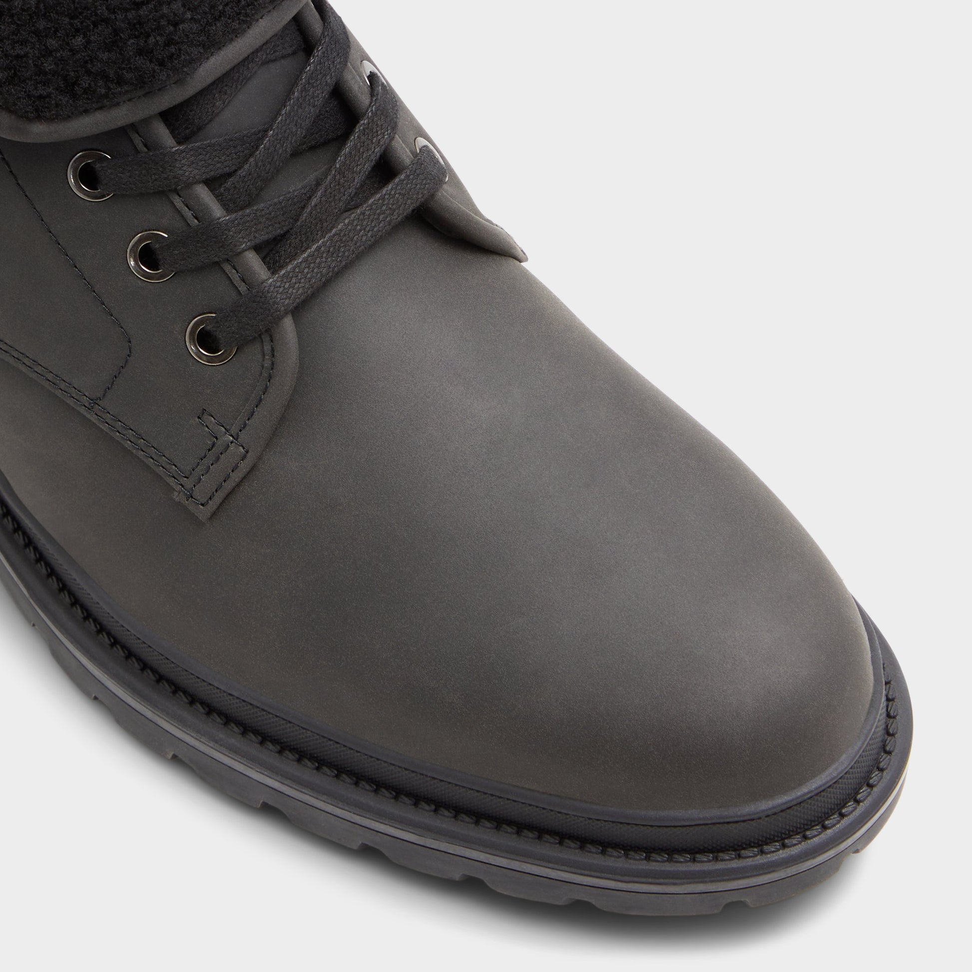 Close-up of the Black Preliand Lace-up boot