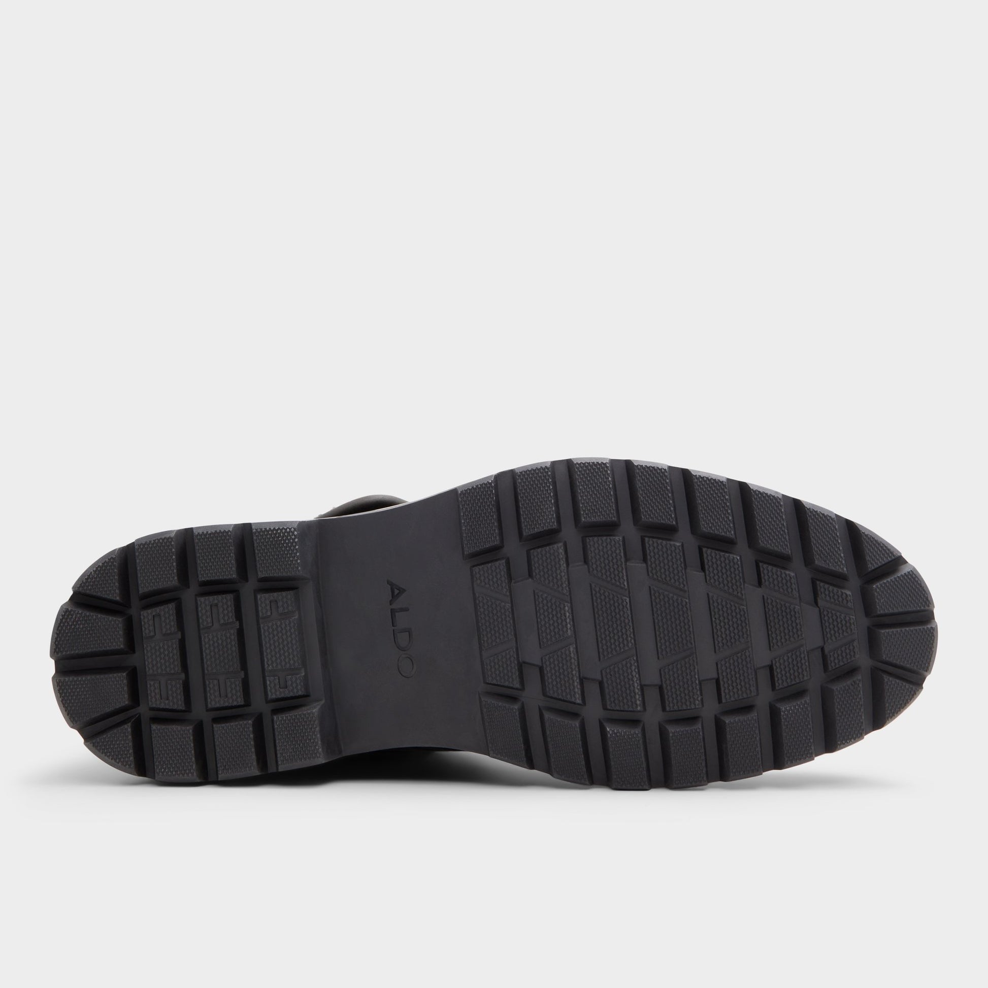 View of Black Preliand Lace-up boot's sole