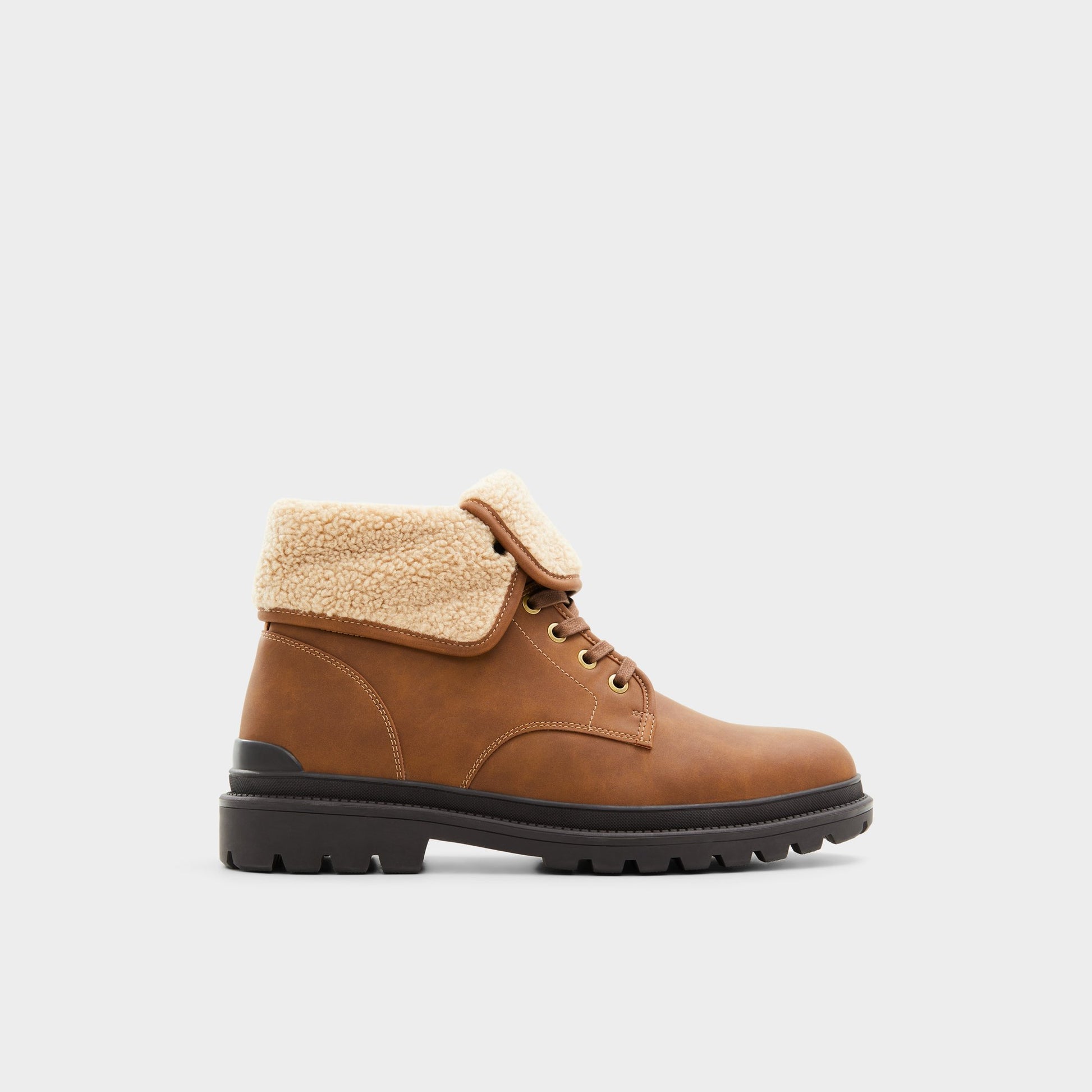 Main View of Medium Brown Preliand Lace-up boot for Mens