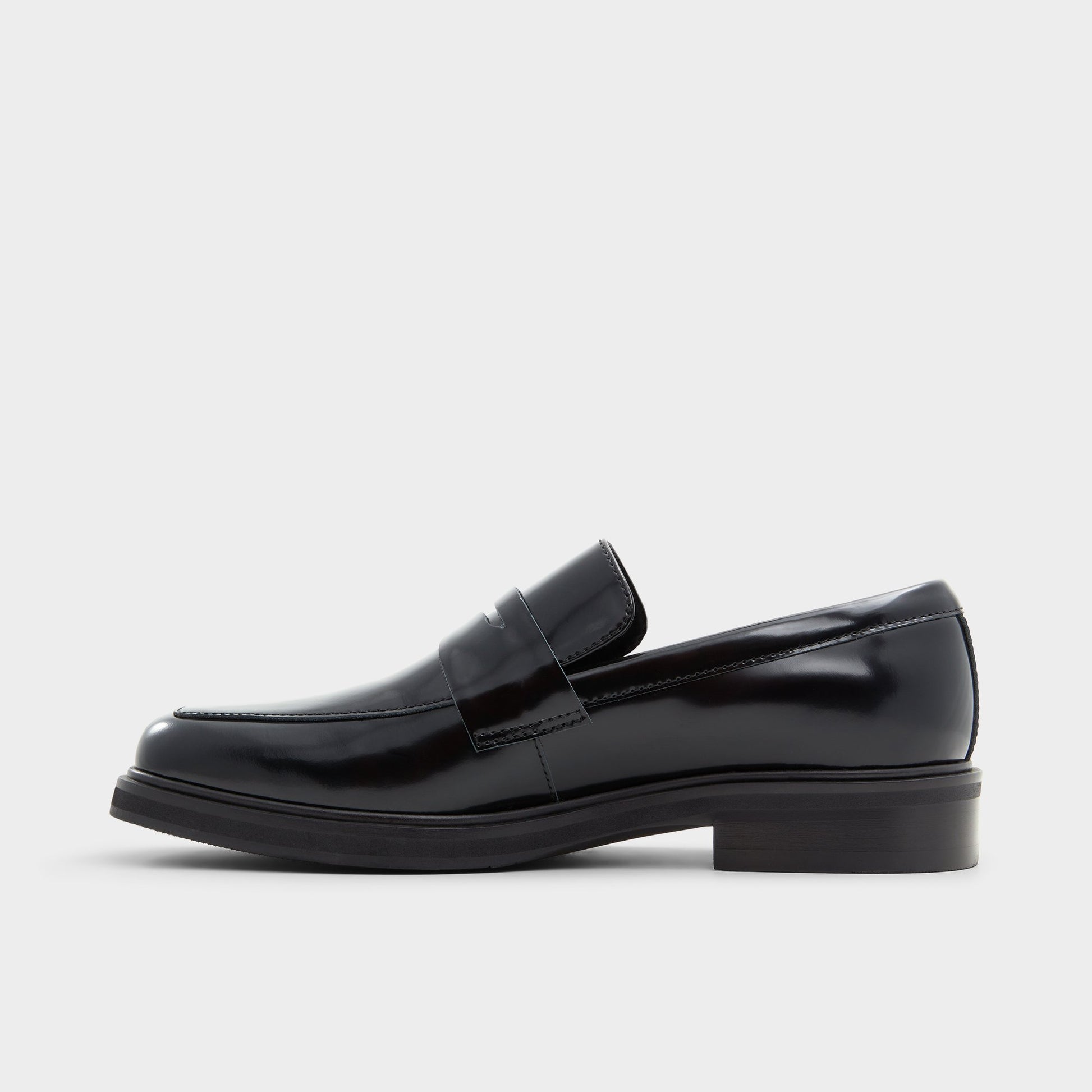 Side view of Black Luka Loafer