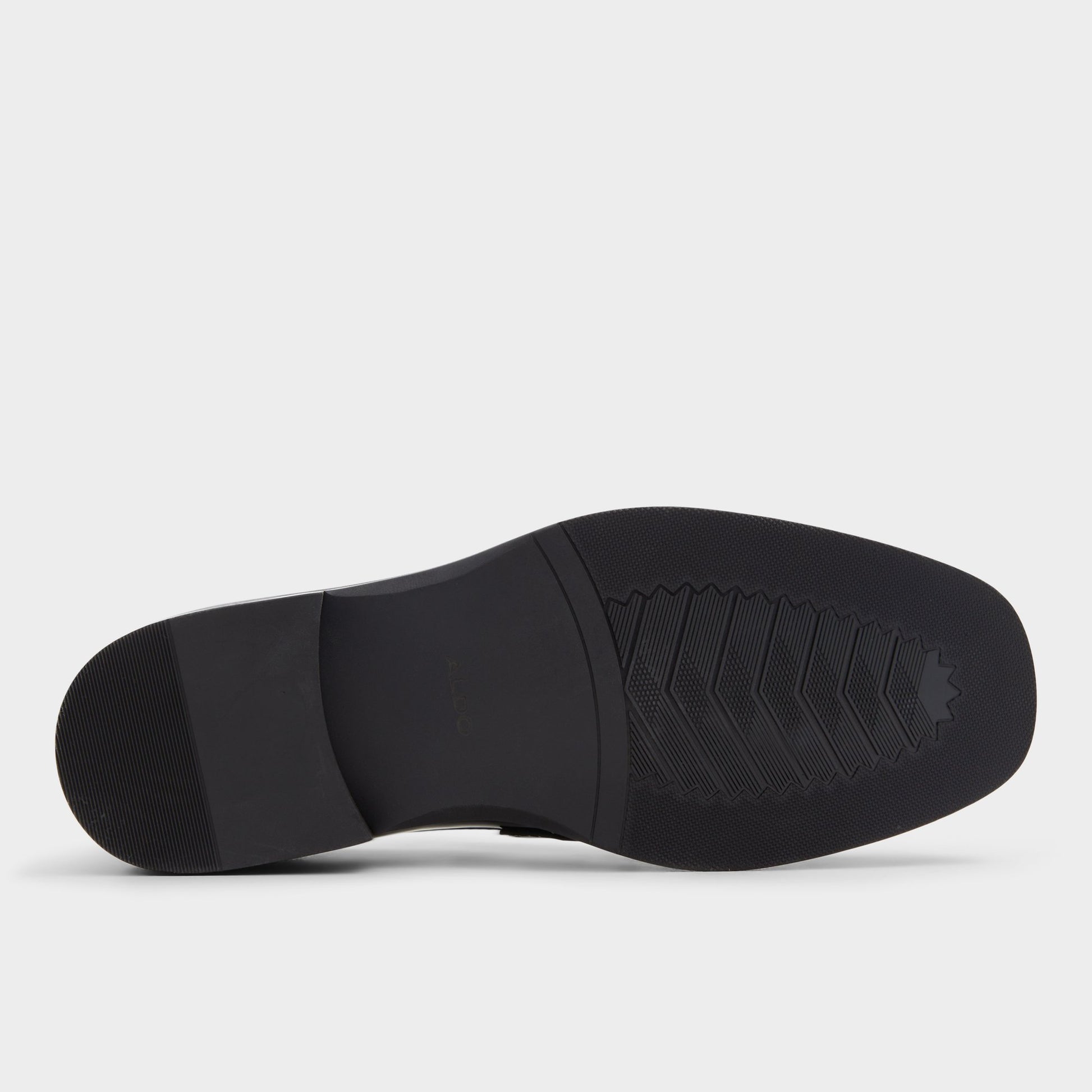 View of Black Luka Loafer's sole