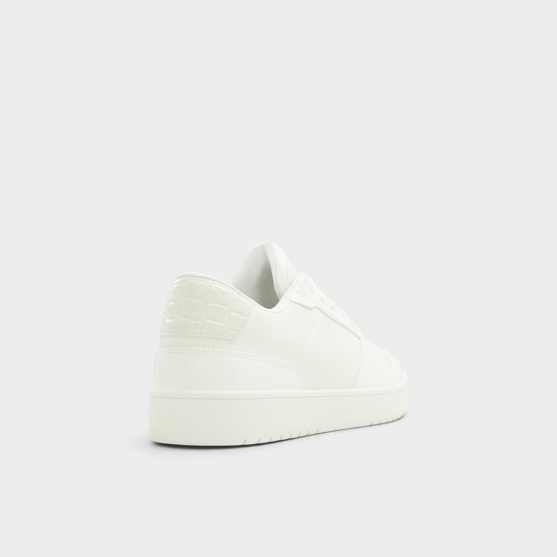 Three-quarter angle of Other white Zethan Low top sneaker's back side