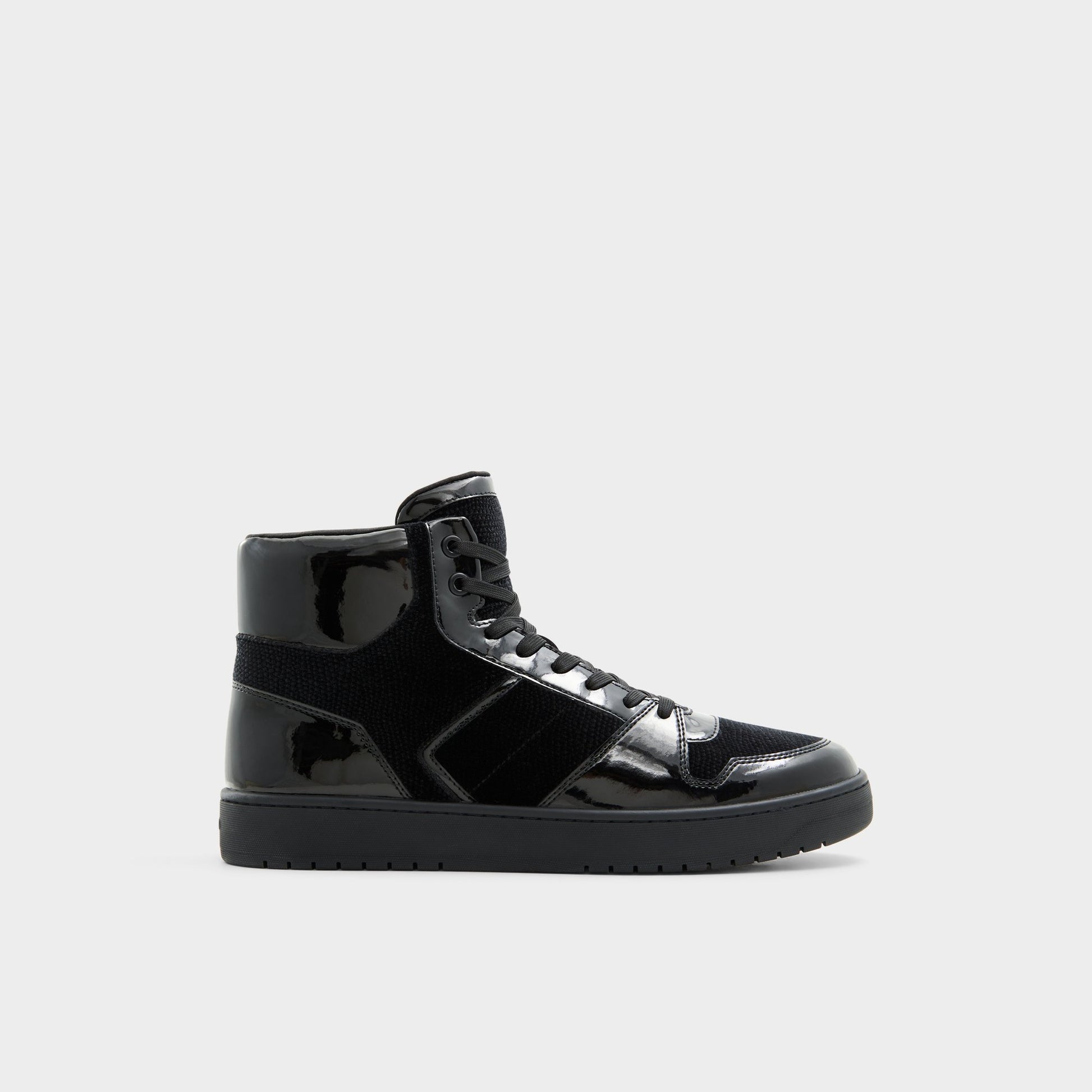 Main View of Black Jaden High top sneaker for Mens