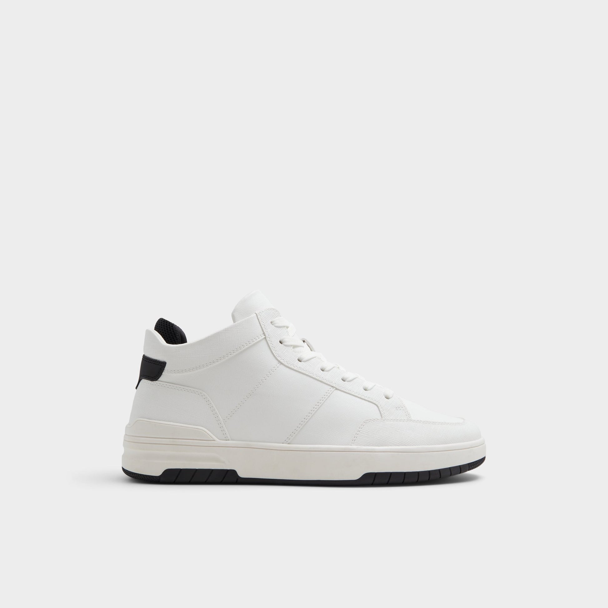 Main View of White Victor High top sneaker for Mens