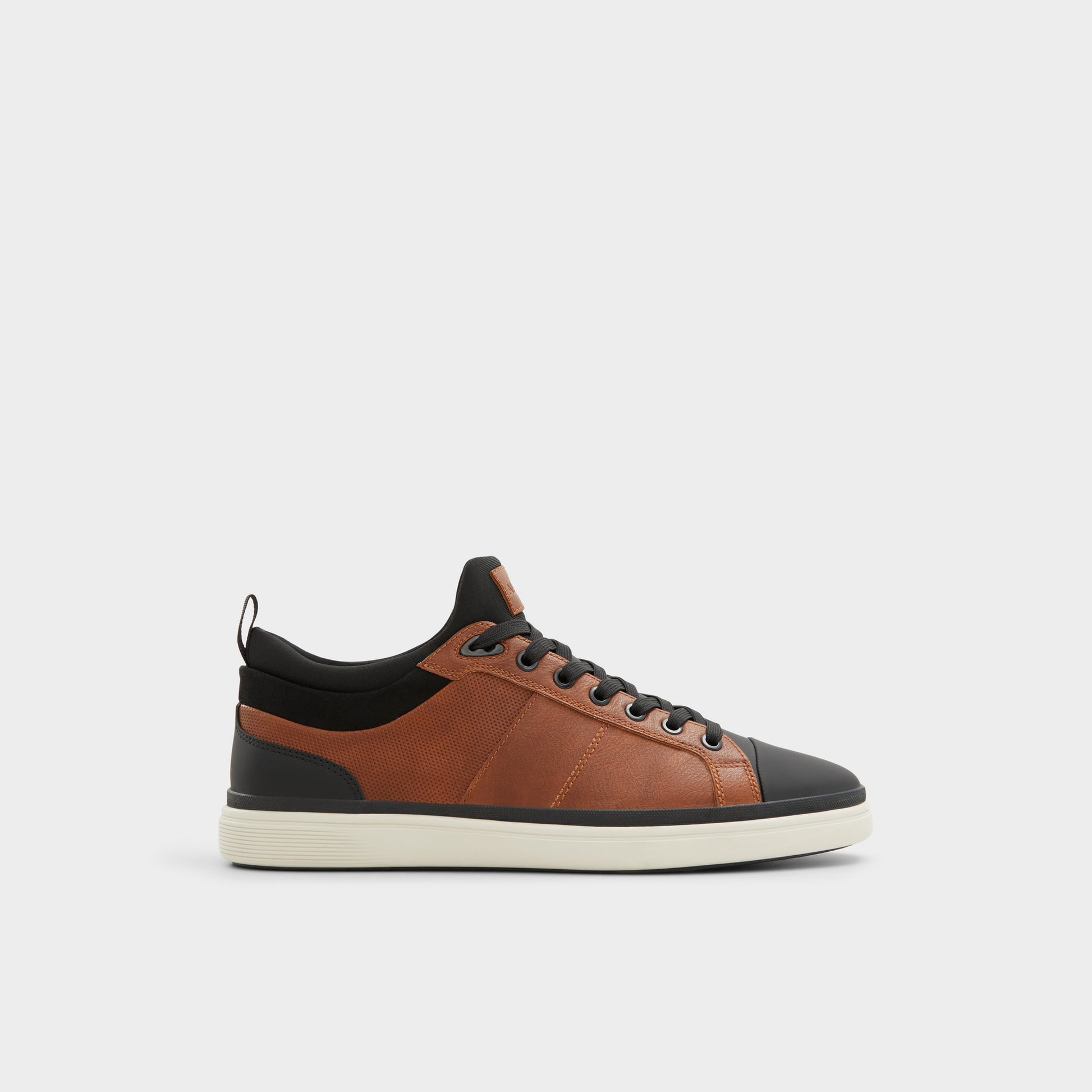 Main View of Light Brown Salloker Low top sneaker for Mens