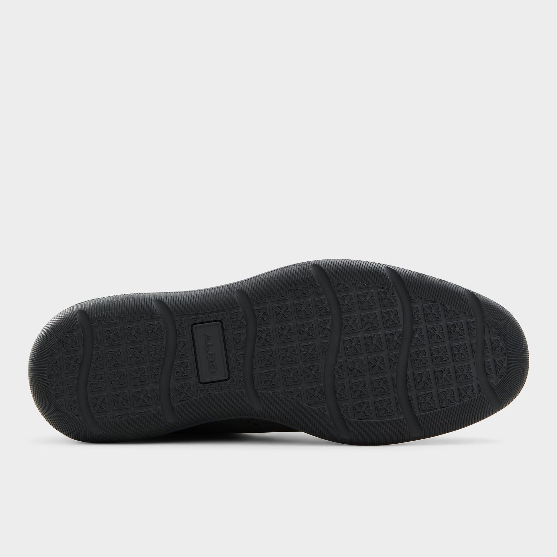 View of Black Kalister Oxford shoe's sole