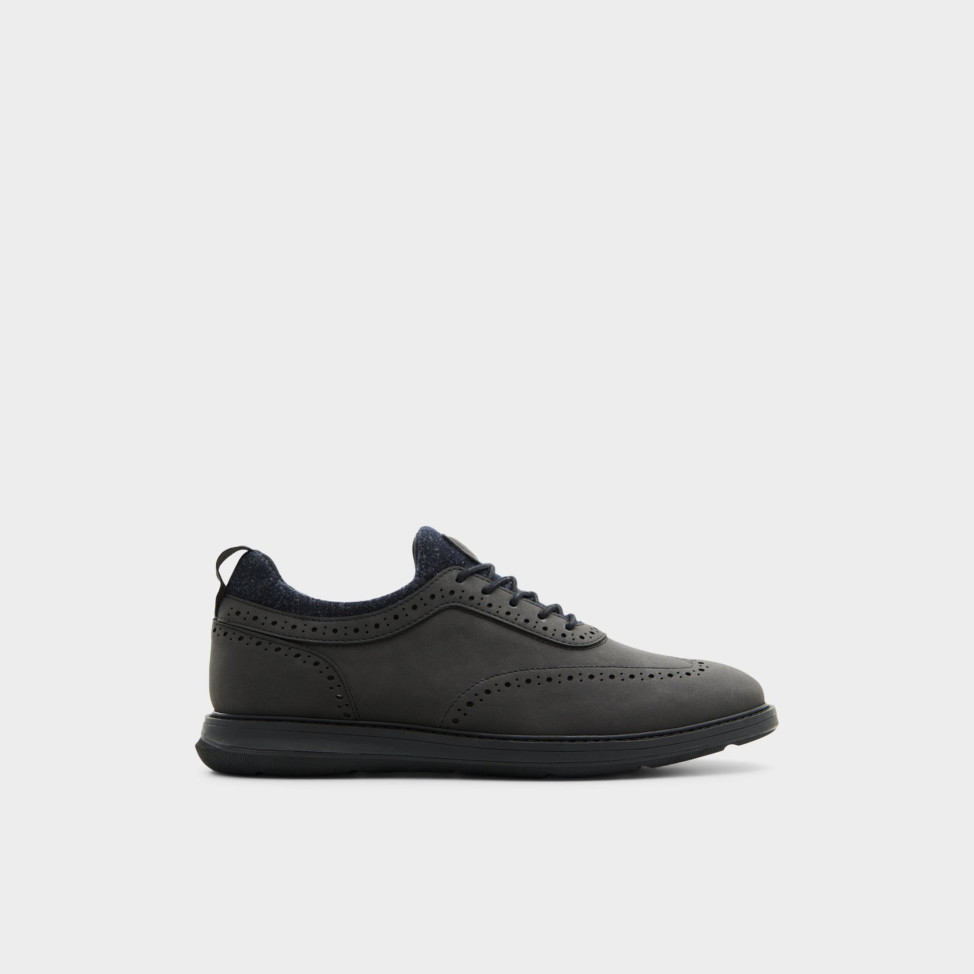 Main View of Black Kalister Oxford shoe for Mens
