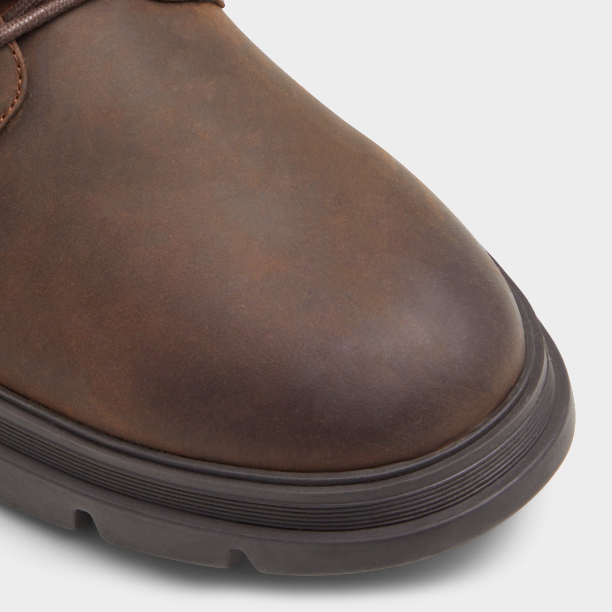 Close-up of the Brown Graveldiver2 Lace-up boot