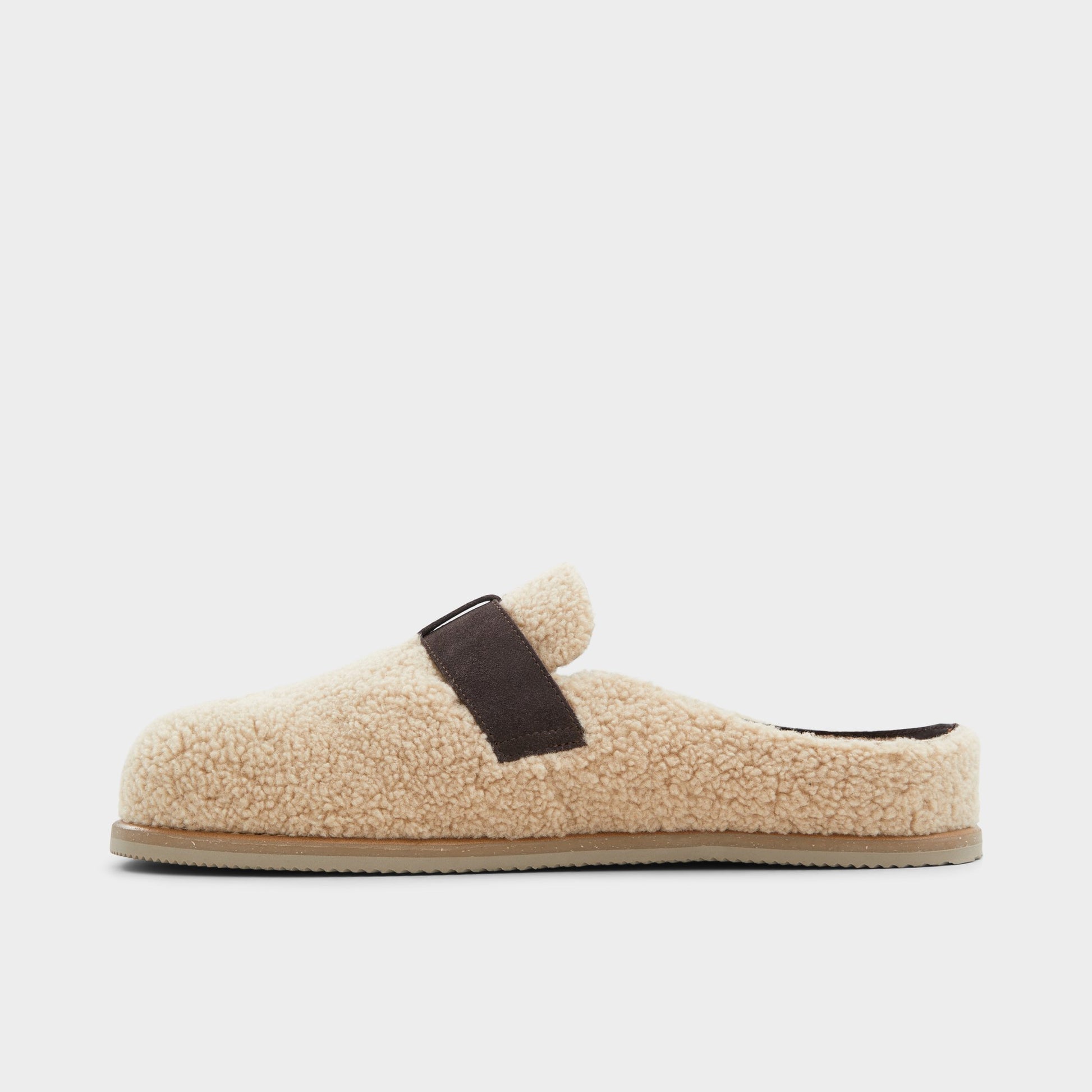 Side view of Beige Kellan Mule