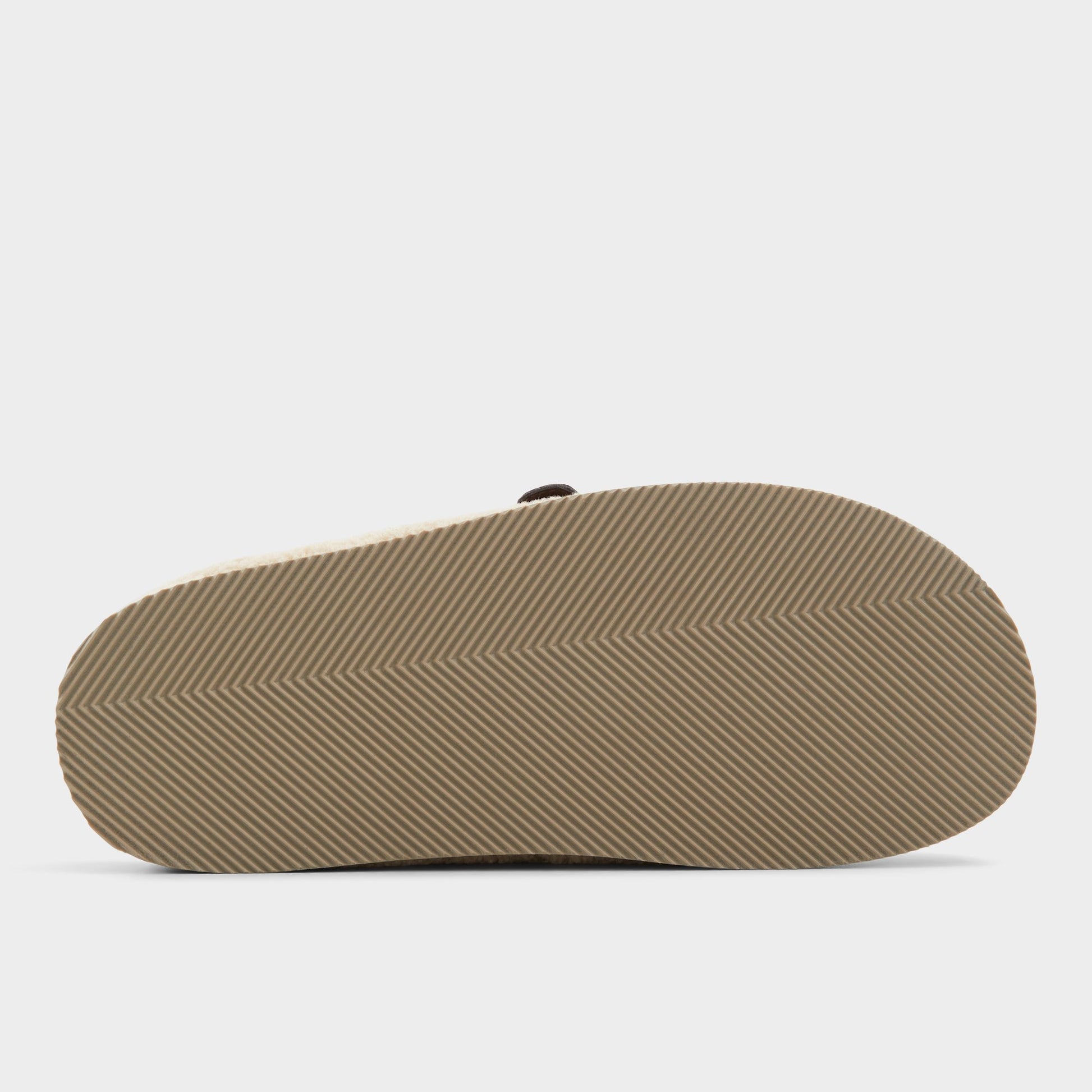 View of Beige Kellan Mule's sole