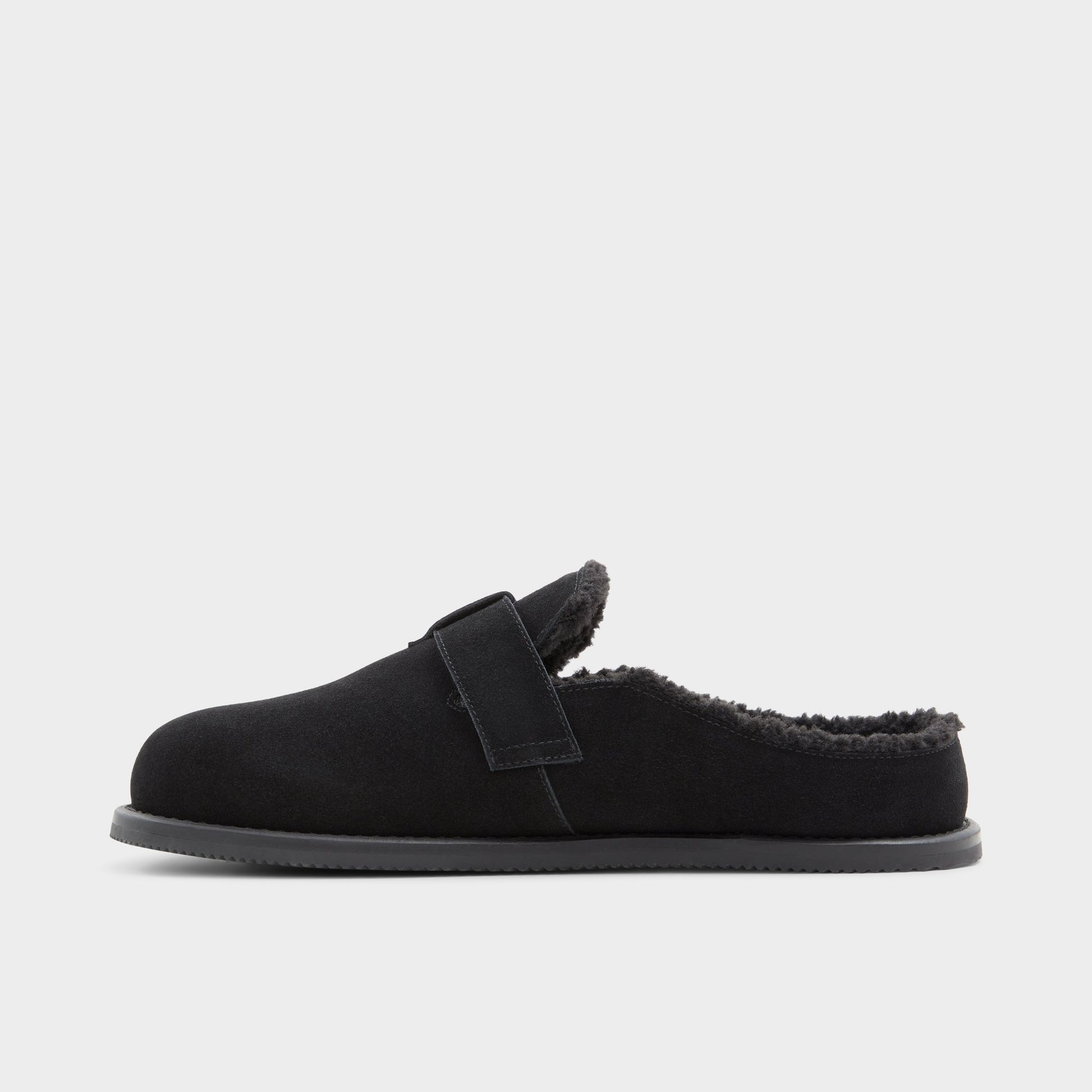 Side view of Black Kellan Mule