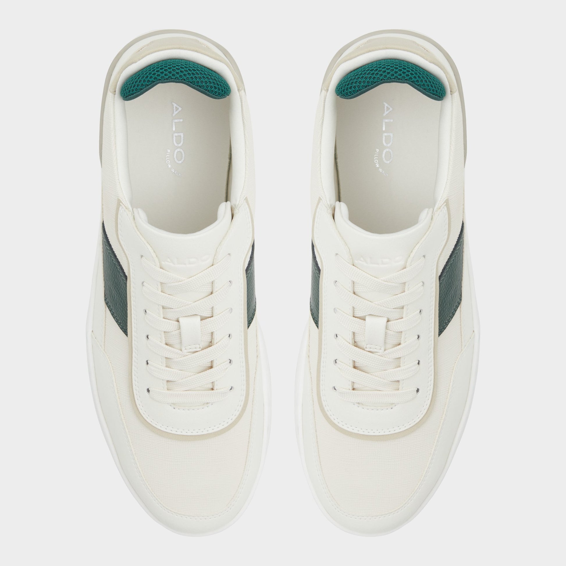 Top-down view of the Natural Creed Low top sneaker