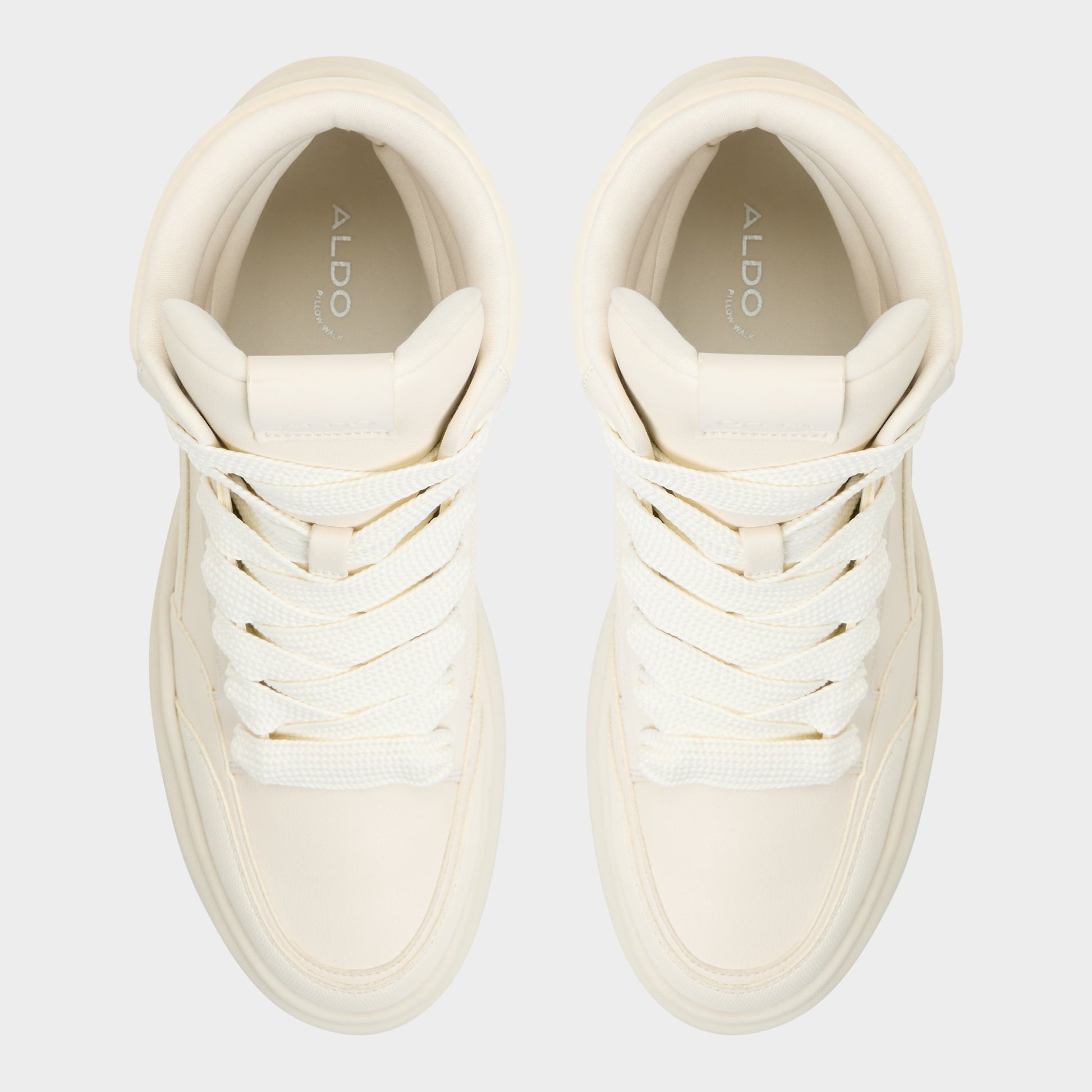 Top-down view of the Natural Stratos Lace-up boot