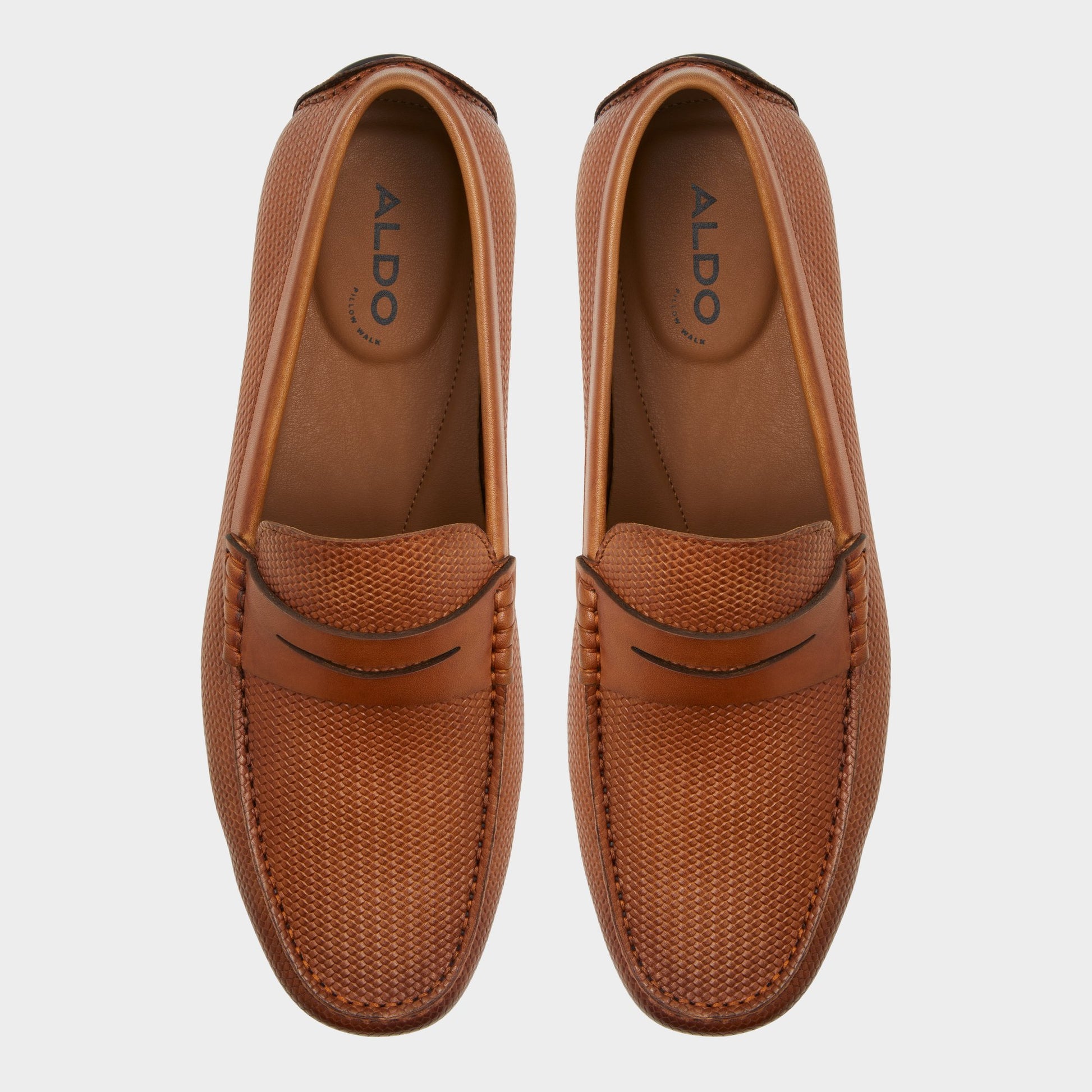 Top-down view of the Other Brown Discourse Driving shoe
