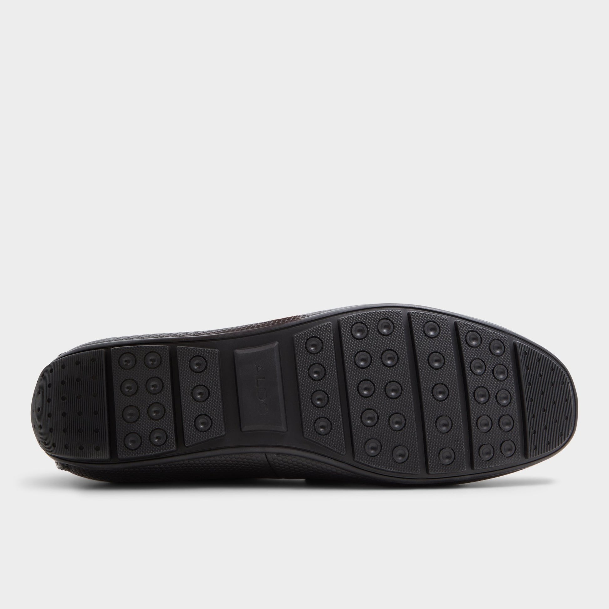 View of Black Discourse Driving shoe's sole