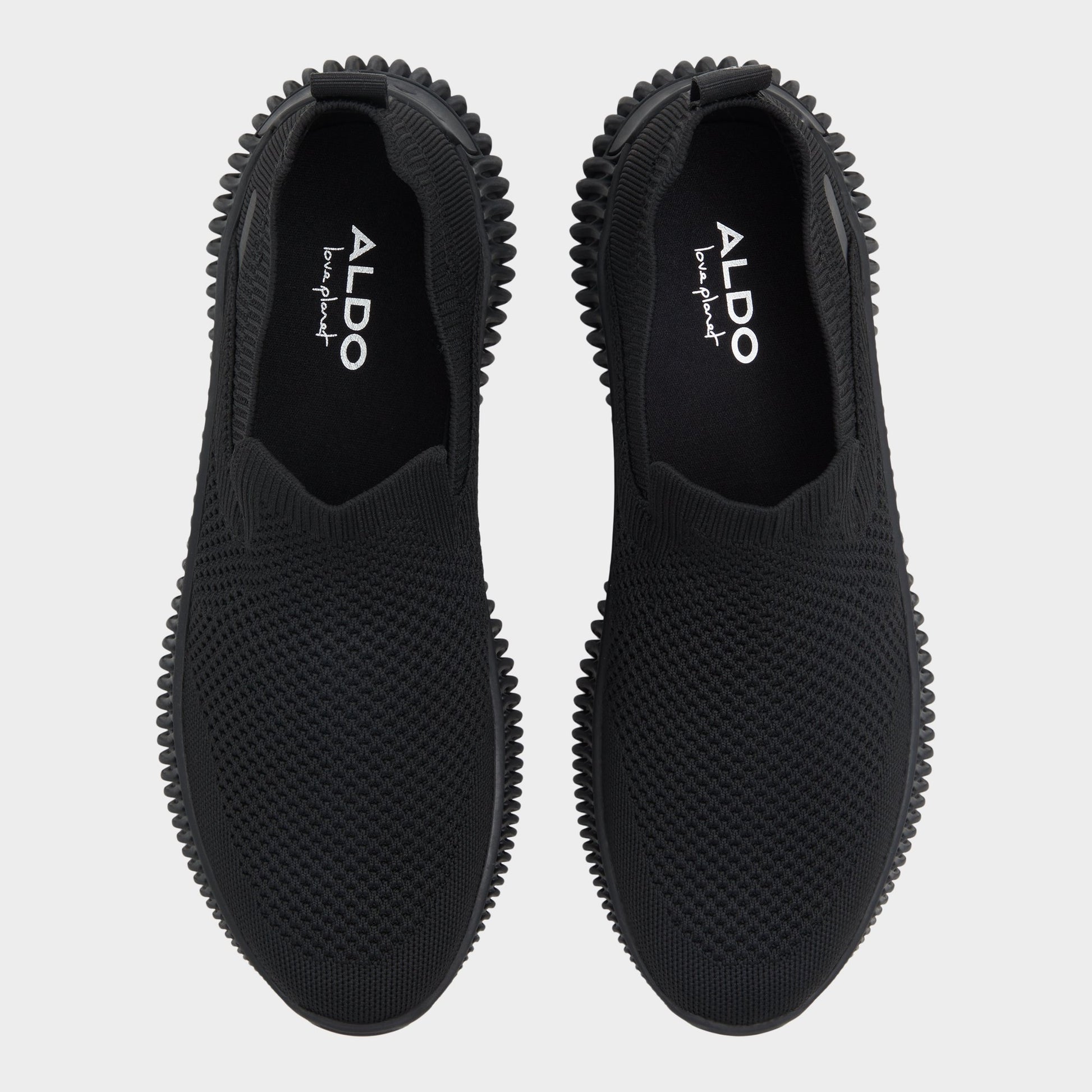Top-down view of the Black Brywin Jogger sneaker