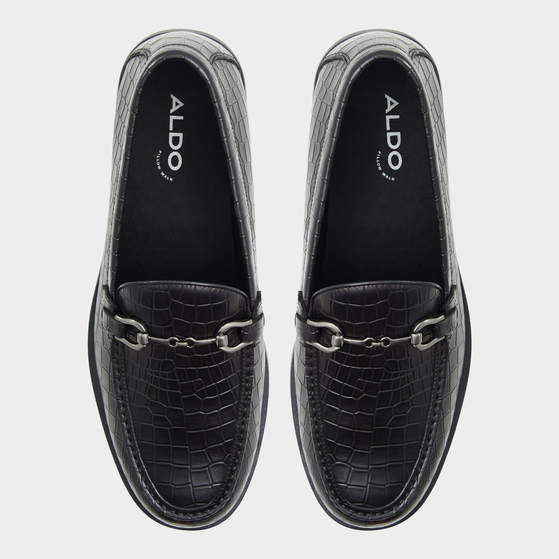 Top-down view of the Black Sevul Loafer