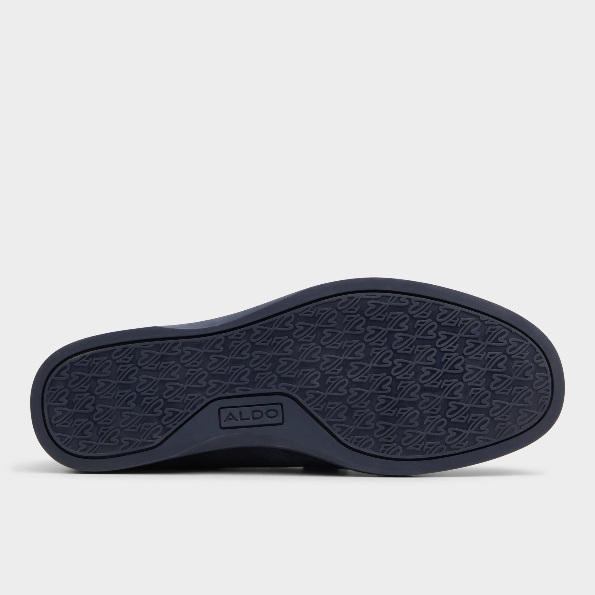 View of Navy Sevul Loafer's sole