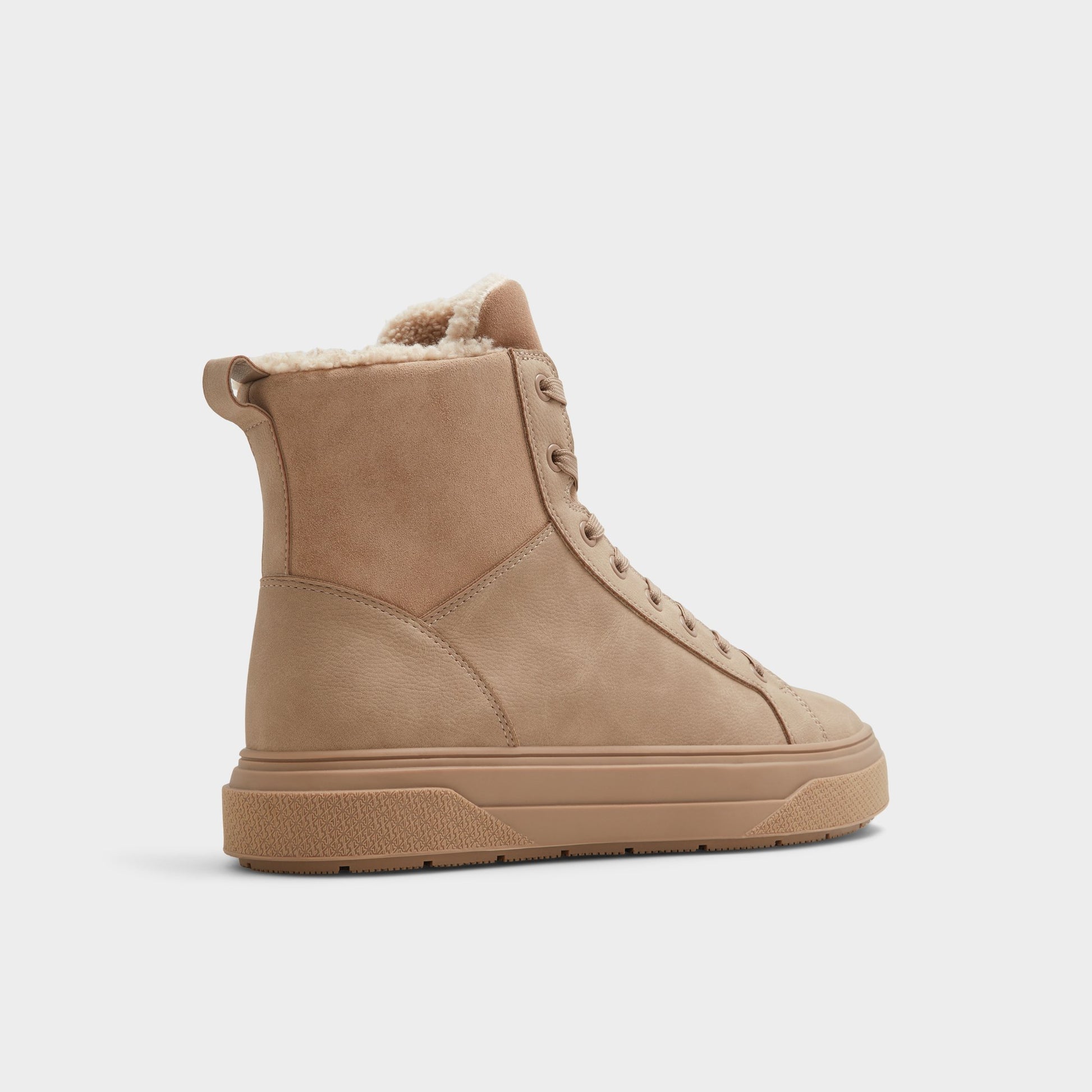 Angle de trois quarts de l'arrière de Marron Clair Dusker Lace-up boot