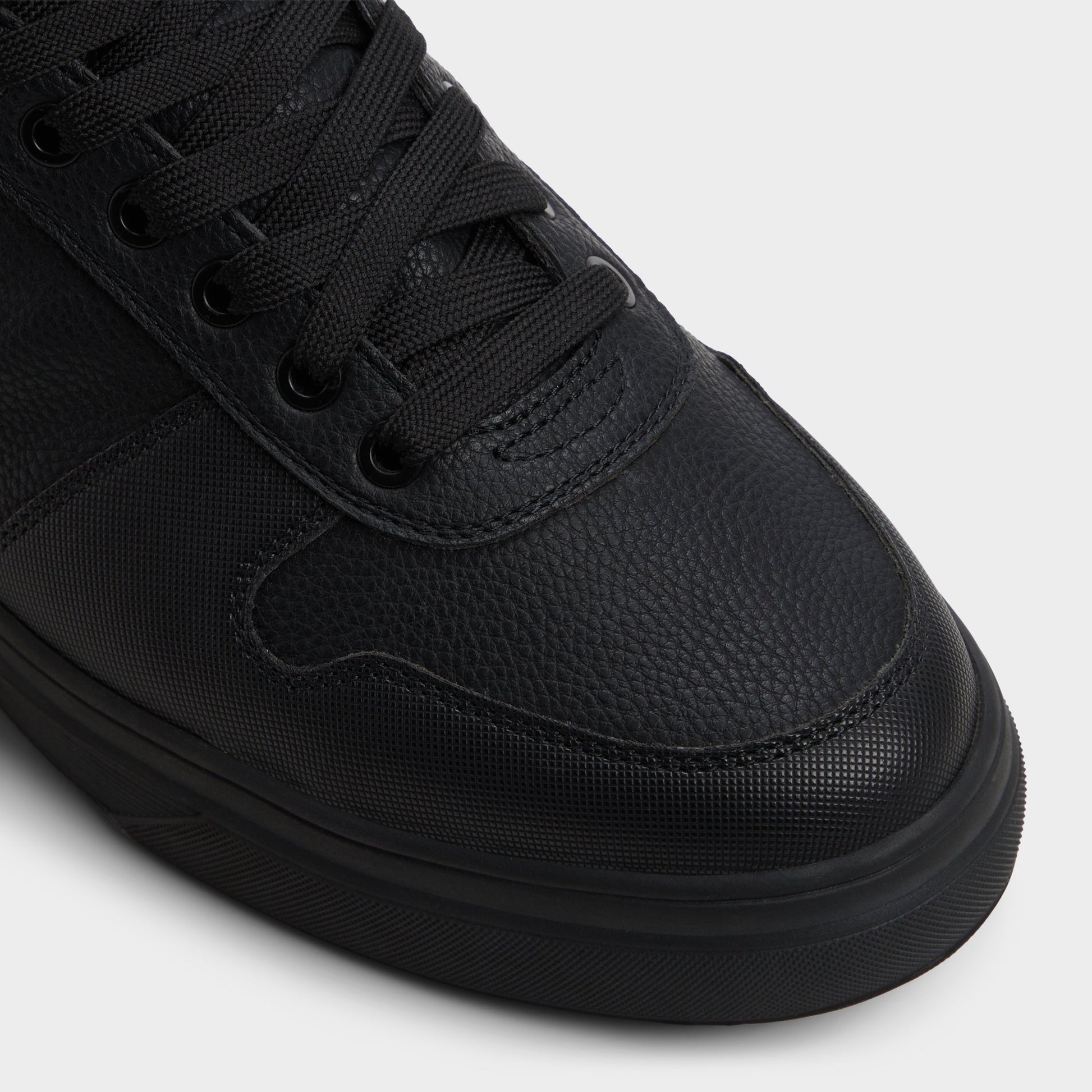 Close-up of the Black Smithy Lace-up boot