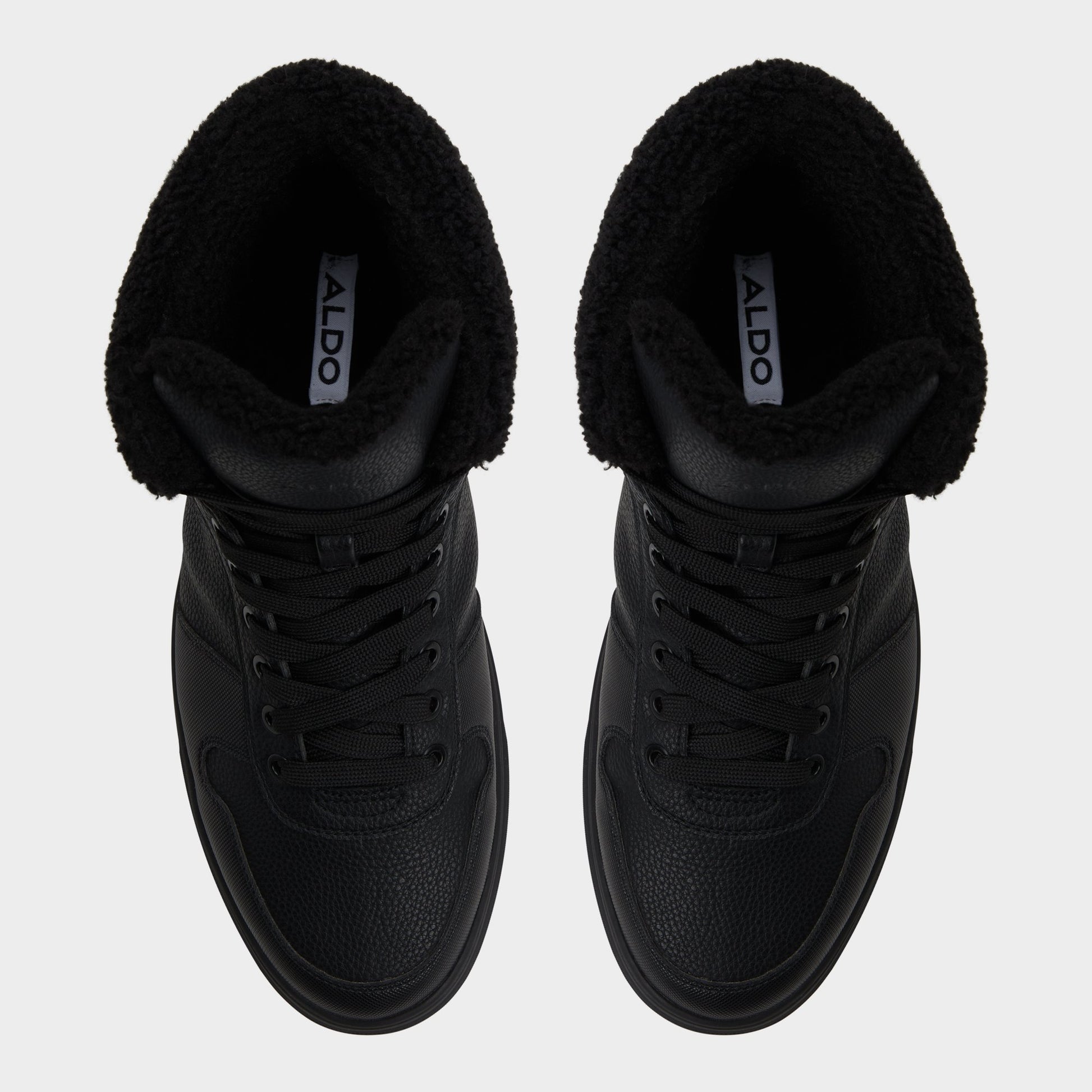 Top-down view of the Black Smithy Lace-up boot