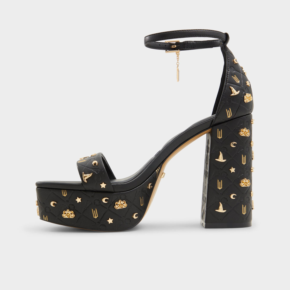 Vue latérale de Noir Takeflight Wicked x ALDO