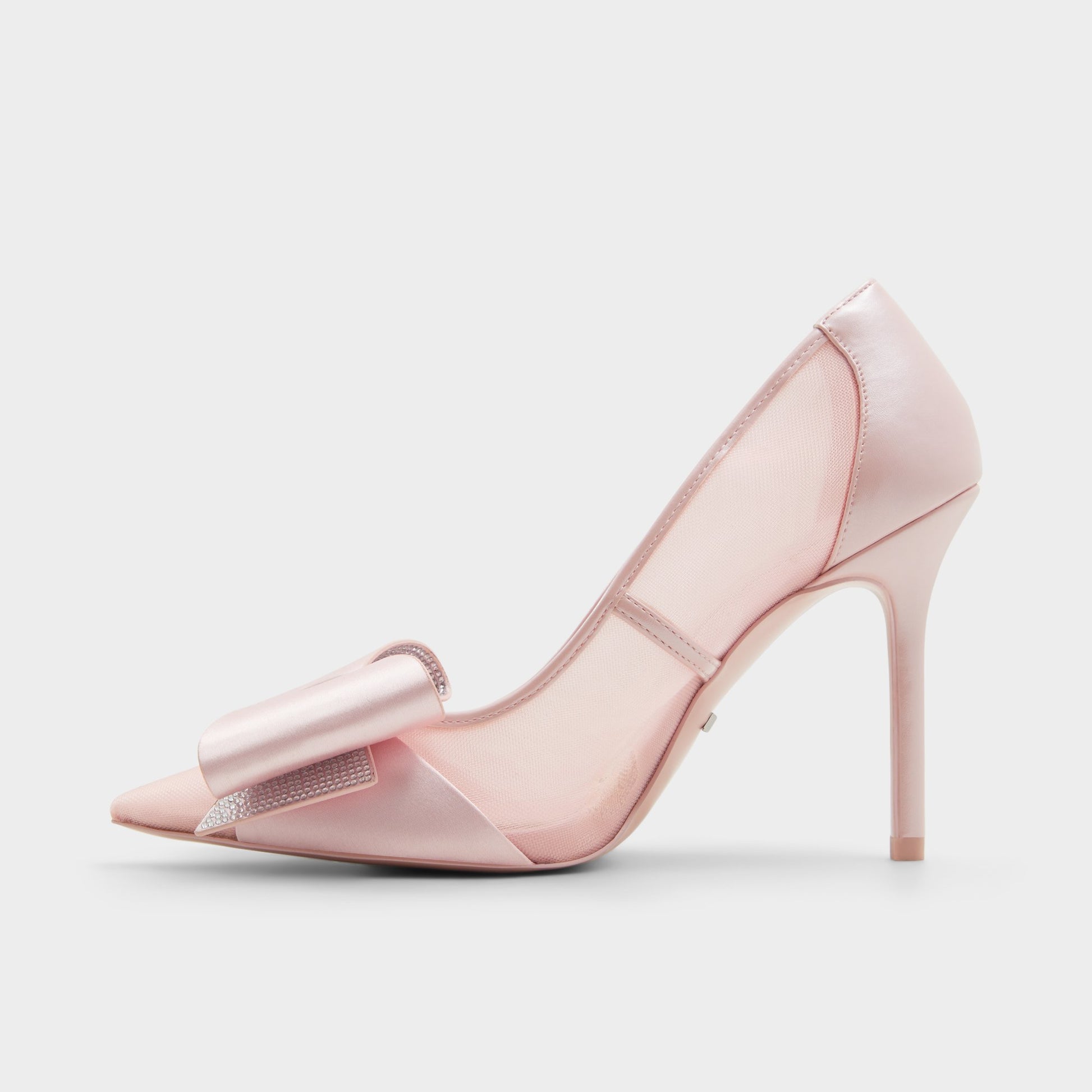 Side view of Pink Amazafying Pump