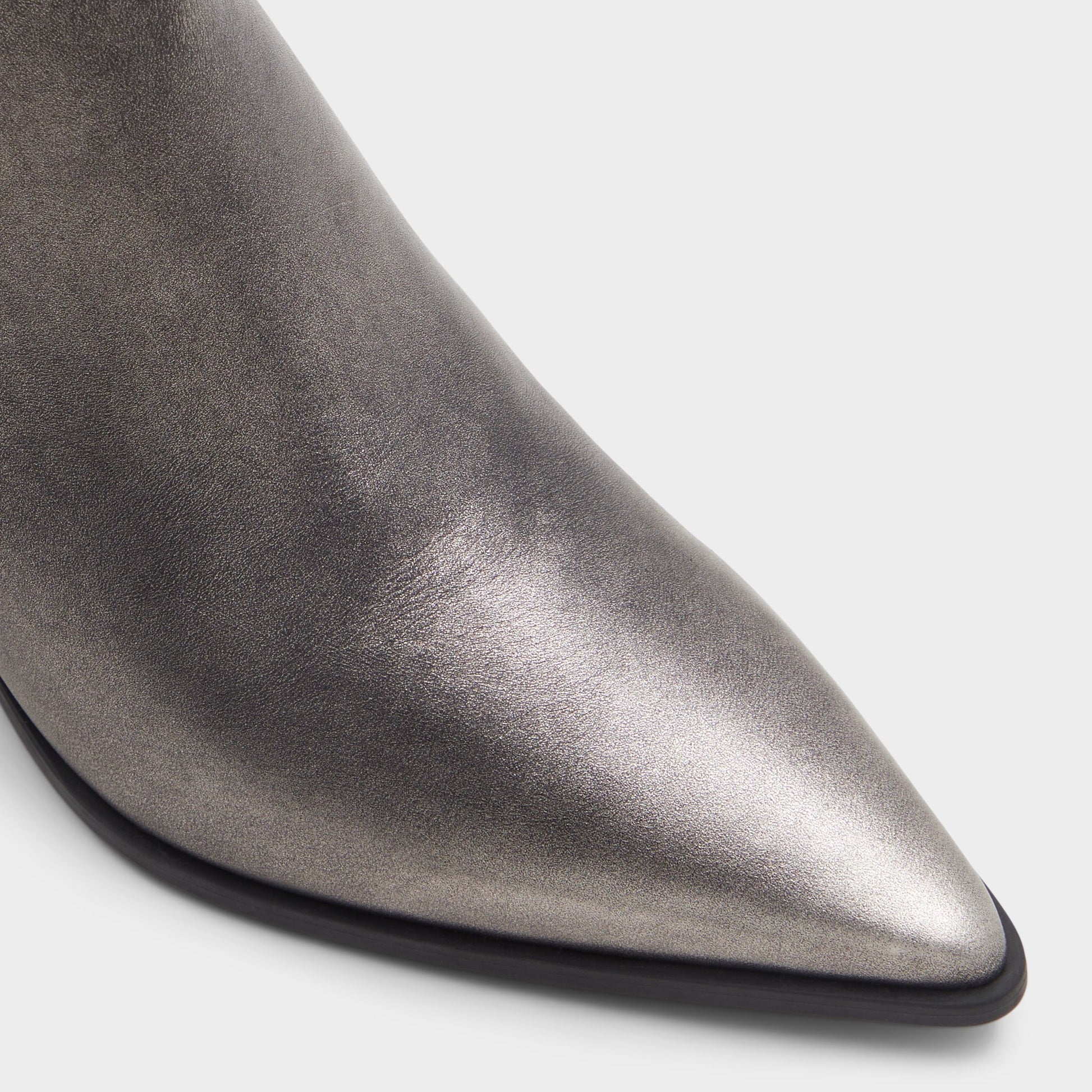 Close-up of the Pewter Emmalie Ankle boot