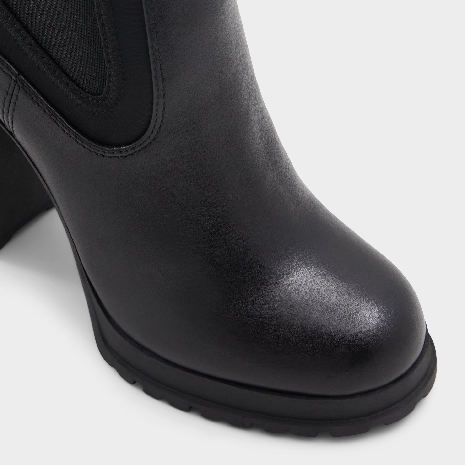 Close-up of the Black Bold Ankle boot