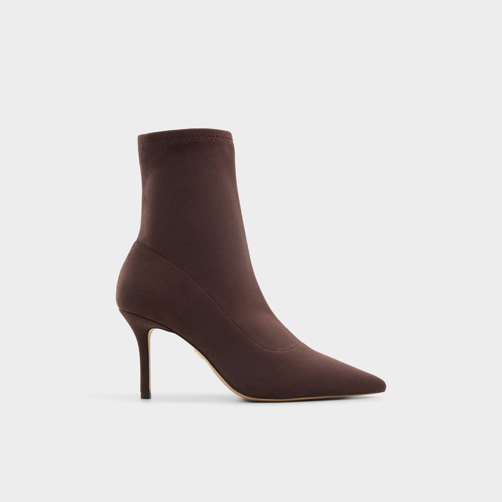 Main View of Dark Brown Larochel Ankle boot for Womens