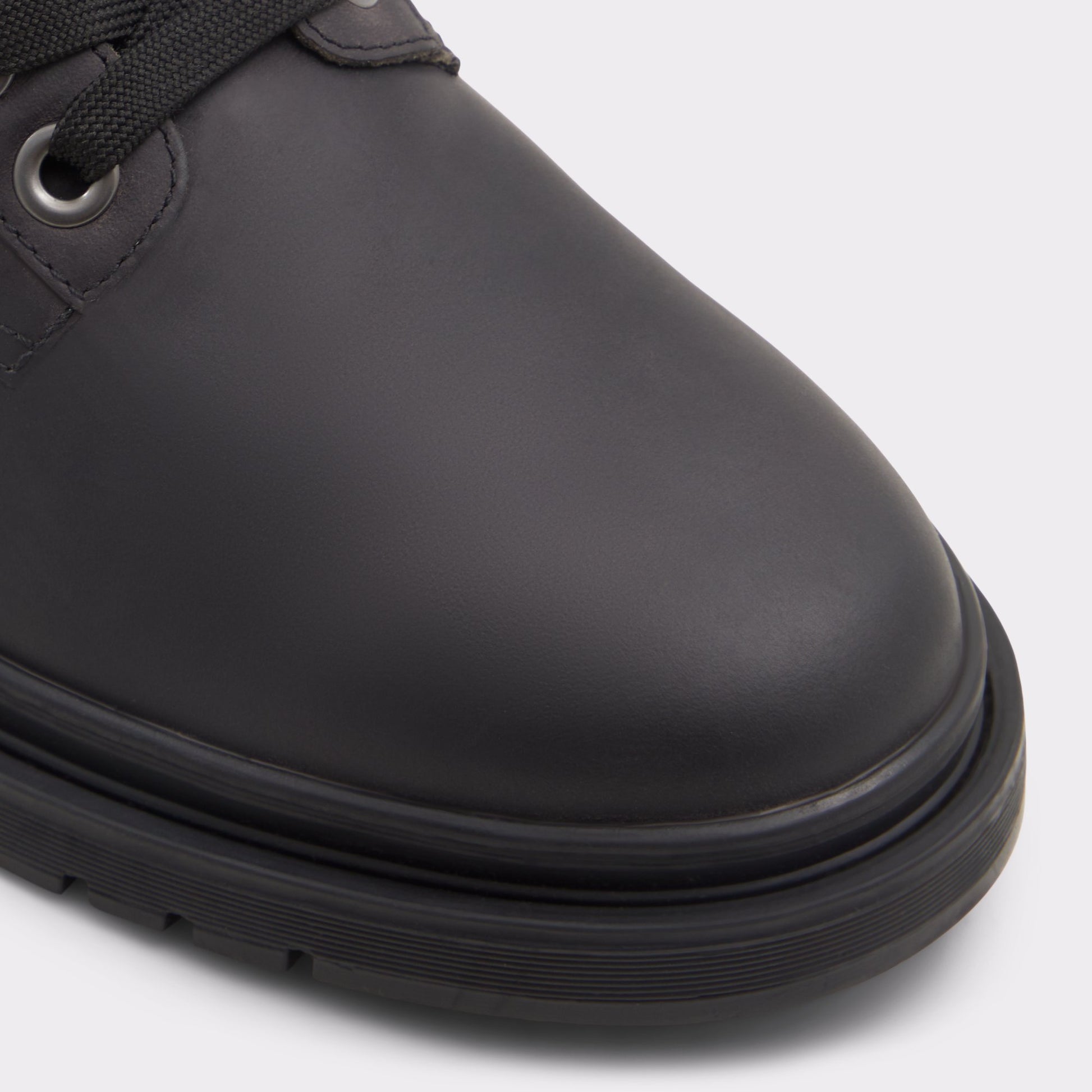 Close-up of the Open Black Roby Lace-up boot
