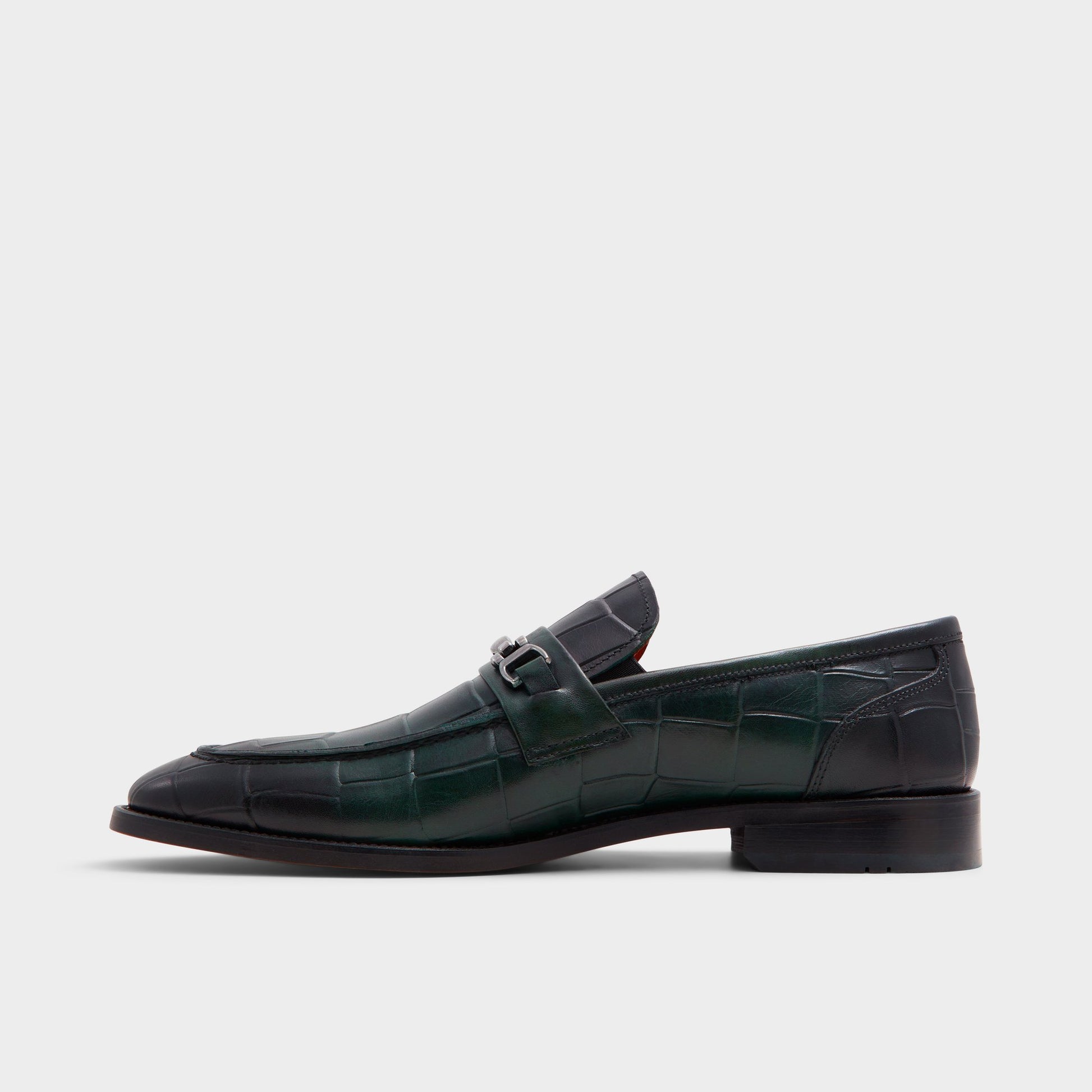 Side view of Khaki Liari Loafer