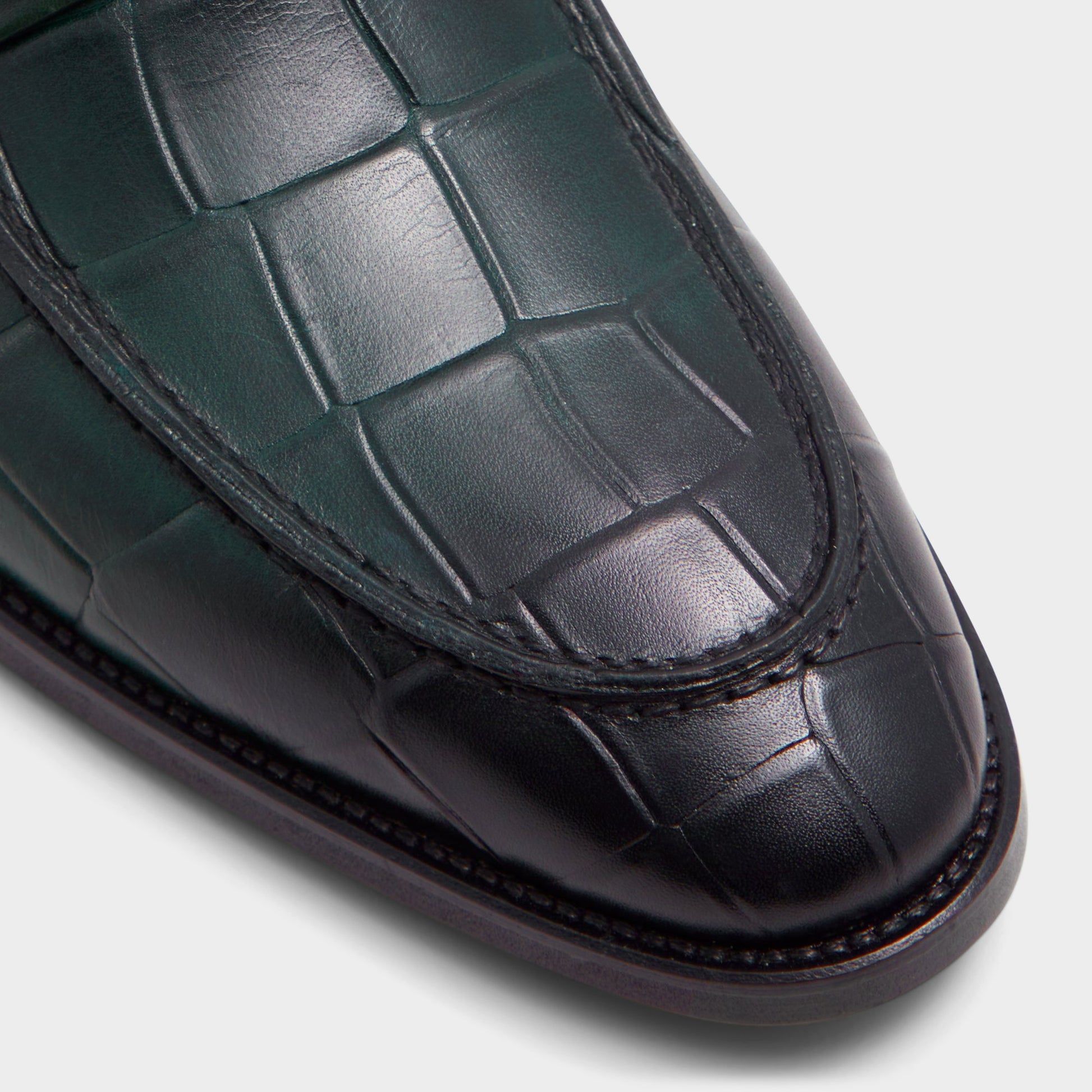 Close-up of the Khaki Liari Loafer