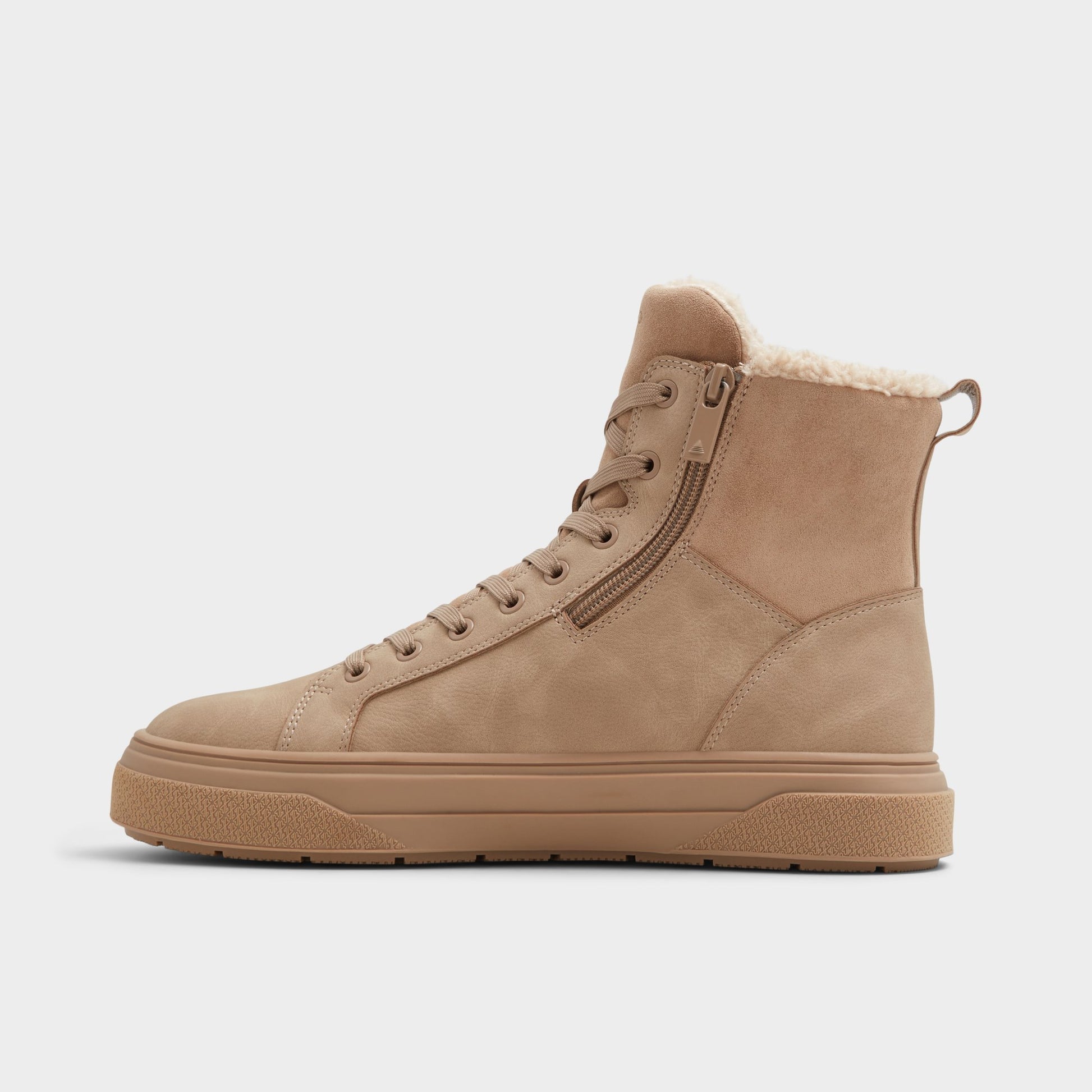 Side view of Light Brown Dusker Lace-up boot