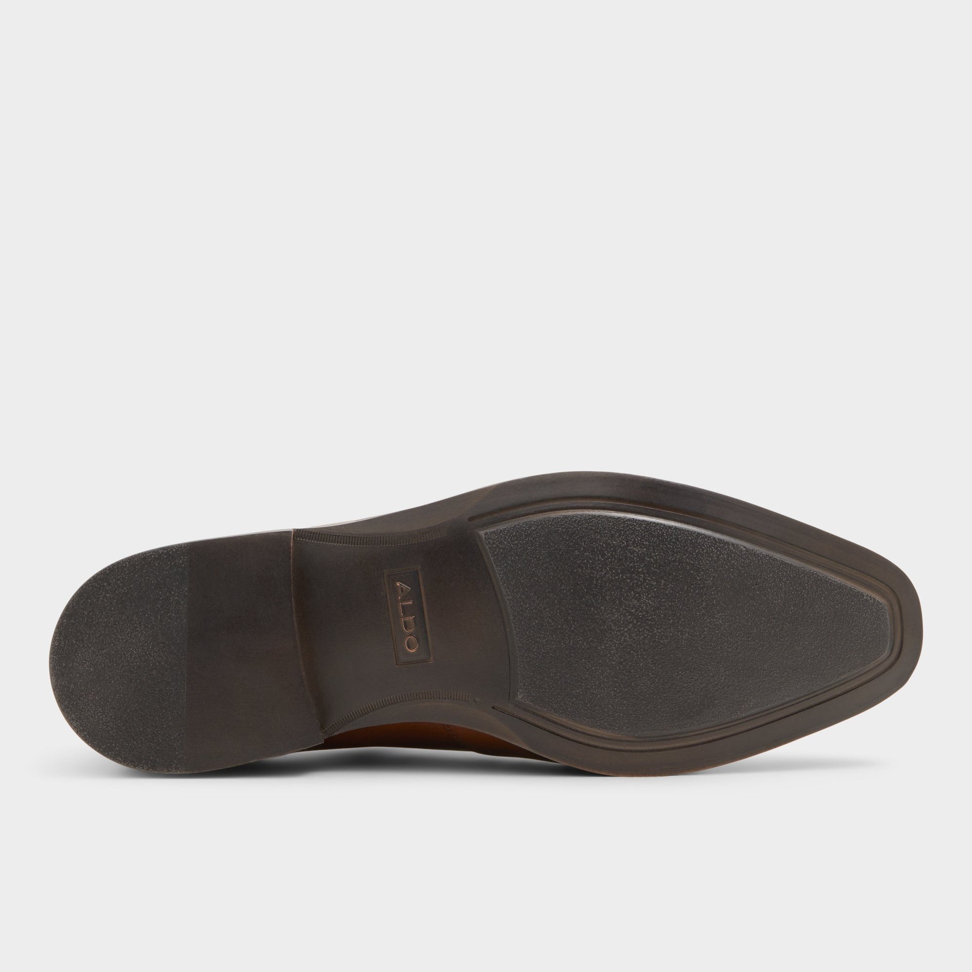View of Dark Brown Morio Oxford shoe's sole