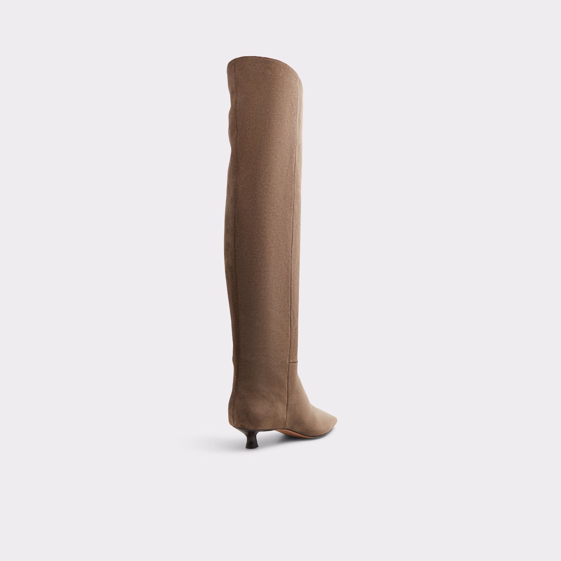 Three-quarter angle of Other Brown Muttsee Knee-high boot's back side