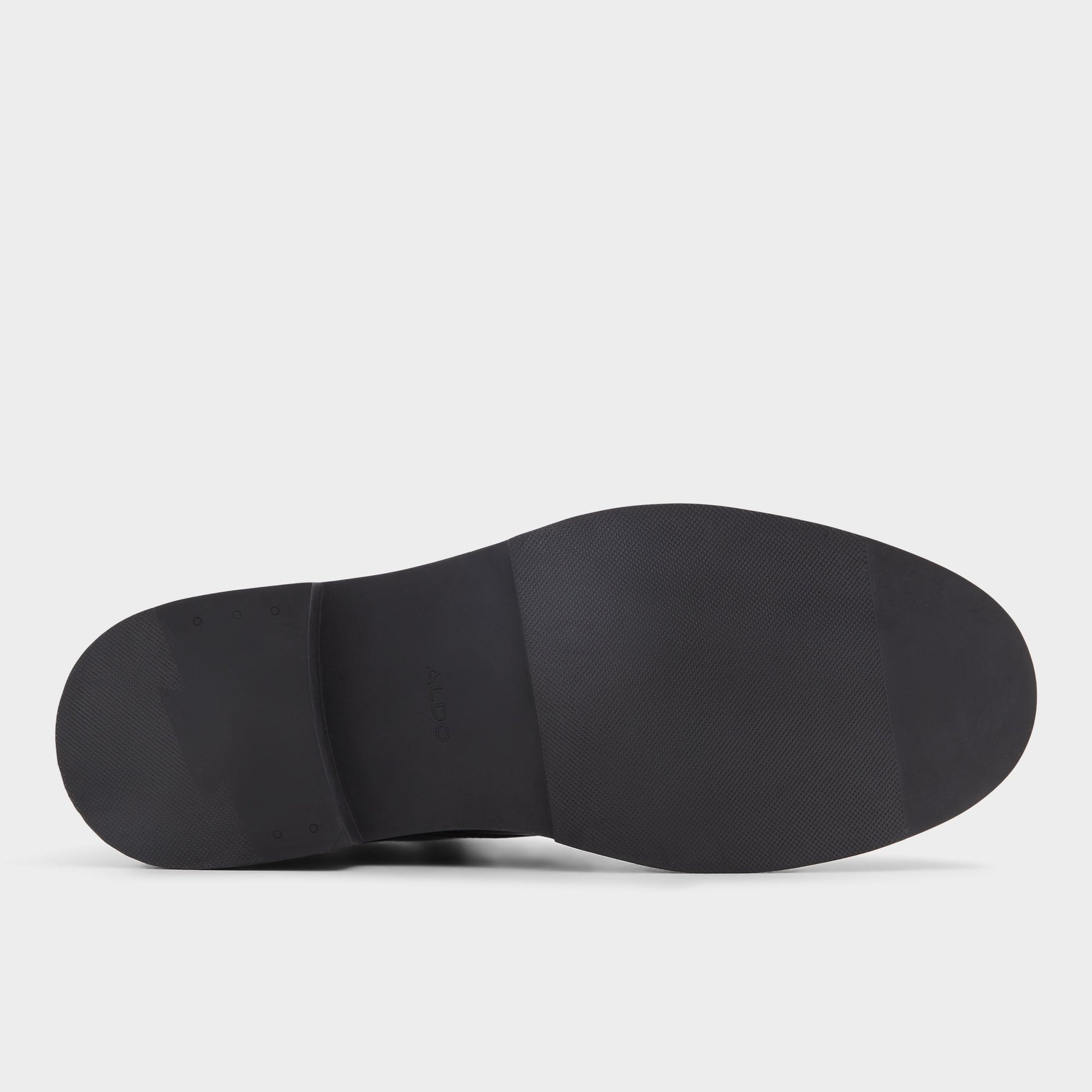 View of Black Cedar Lace-up boot's sole