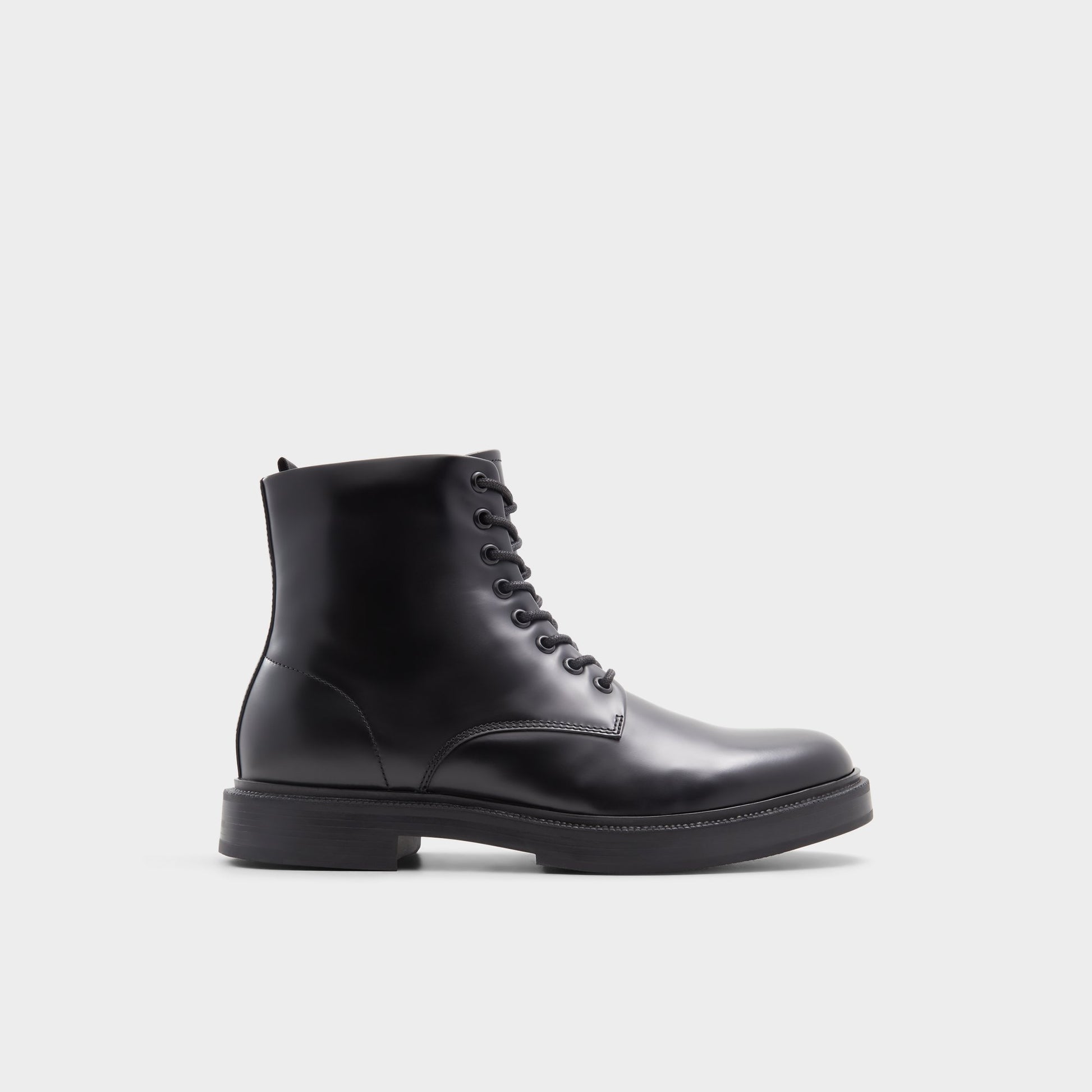 Main View of Black Cedar Lace-up boot for Mens