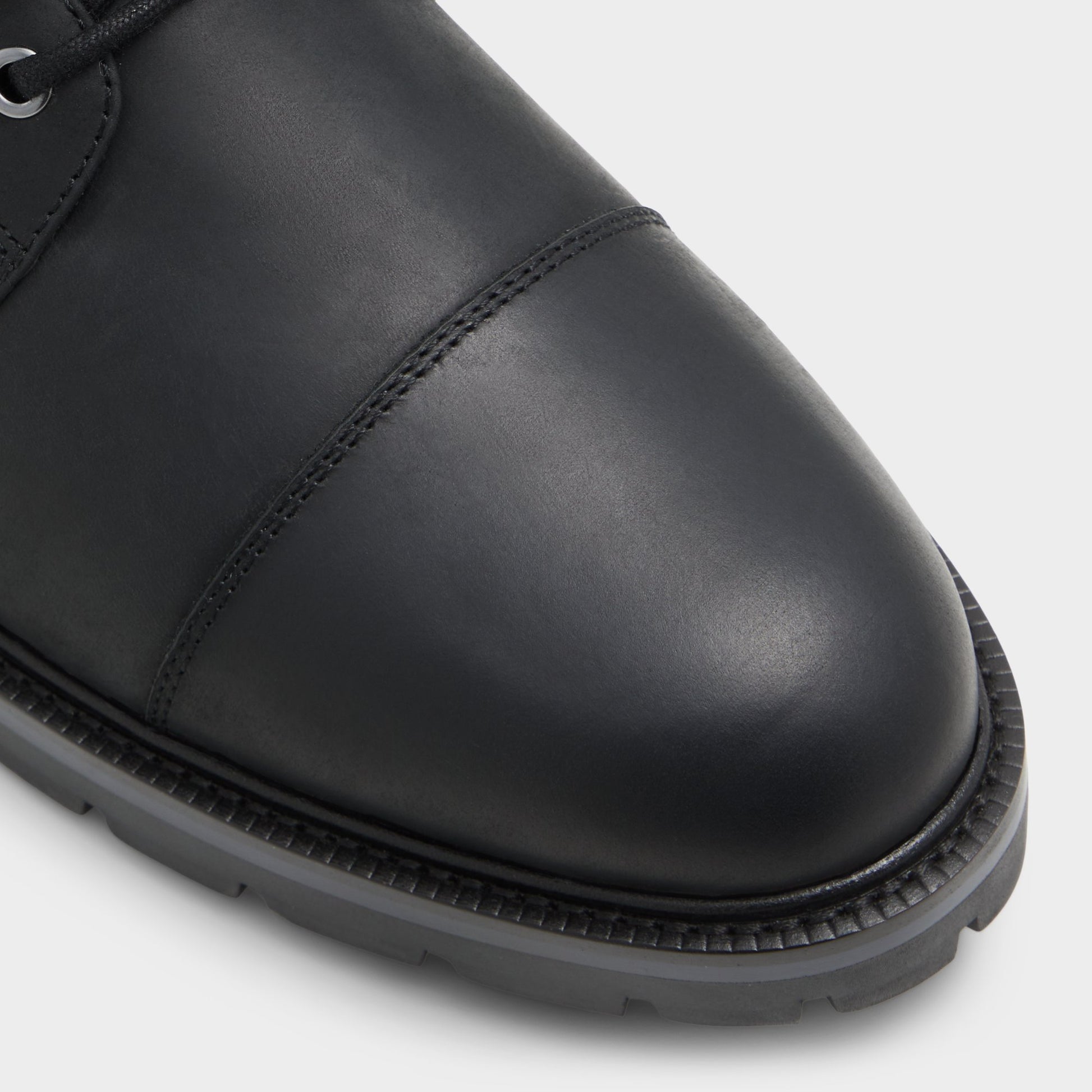 Close-up of the Black Darionn Lace-up boot