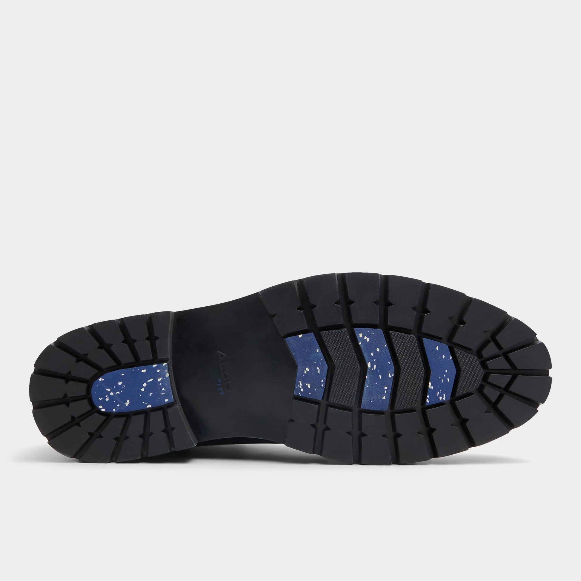 View of Black Darionn Lace-up boot's sole