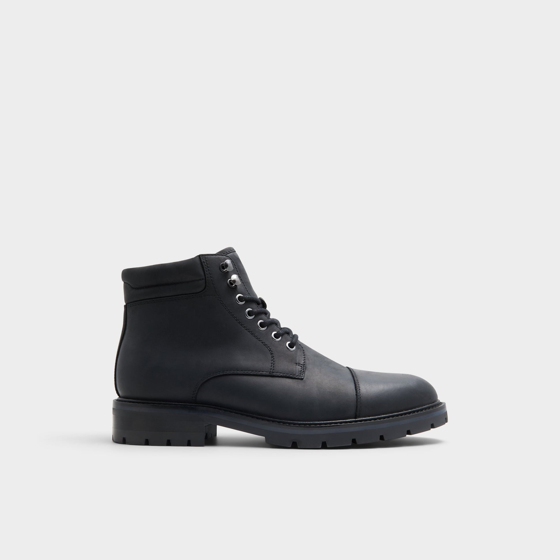 Vue principale de Noir Darion Botte lacée pour Hommes