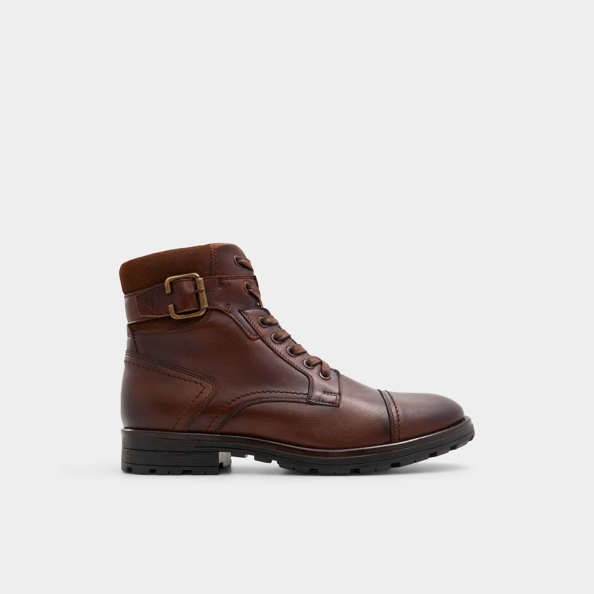 Vue principale de Marron Granger Botte lacée pour Hommes