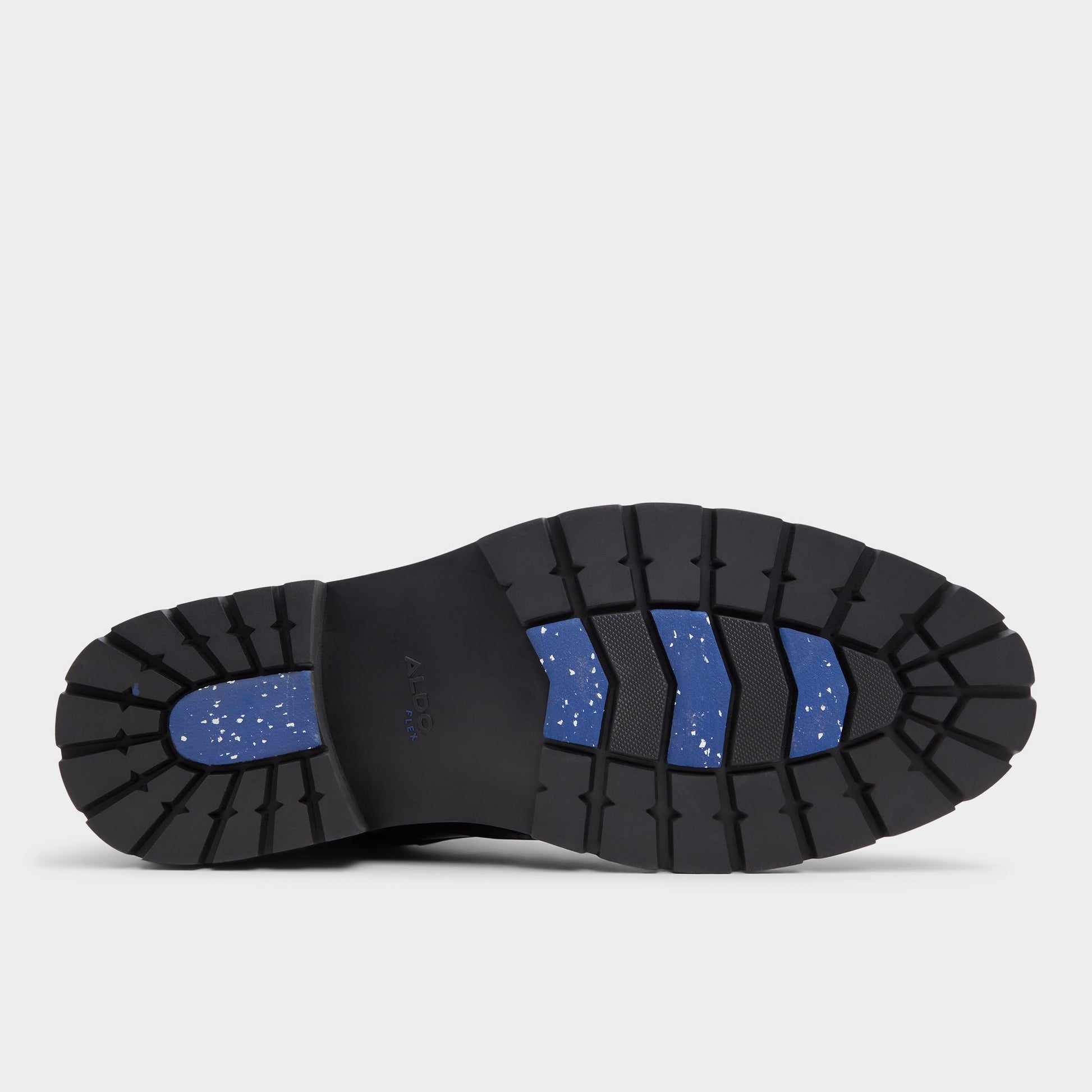 View of Black Toney Lace-up boot's sole
