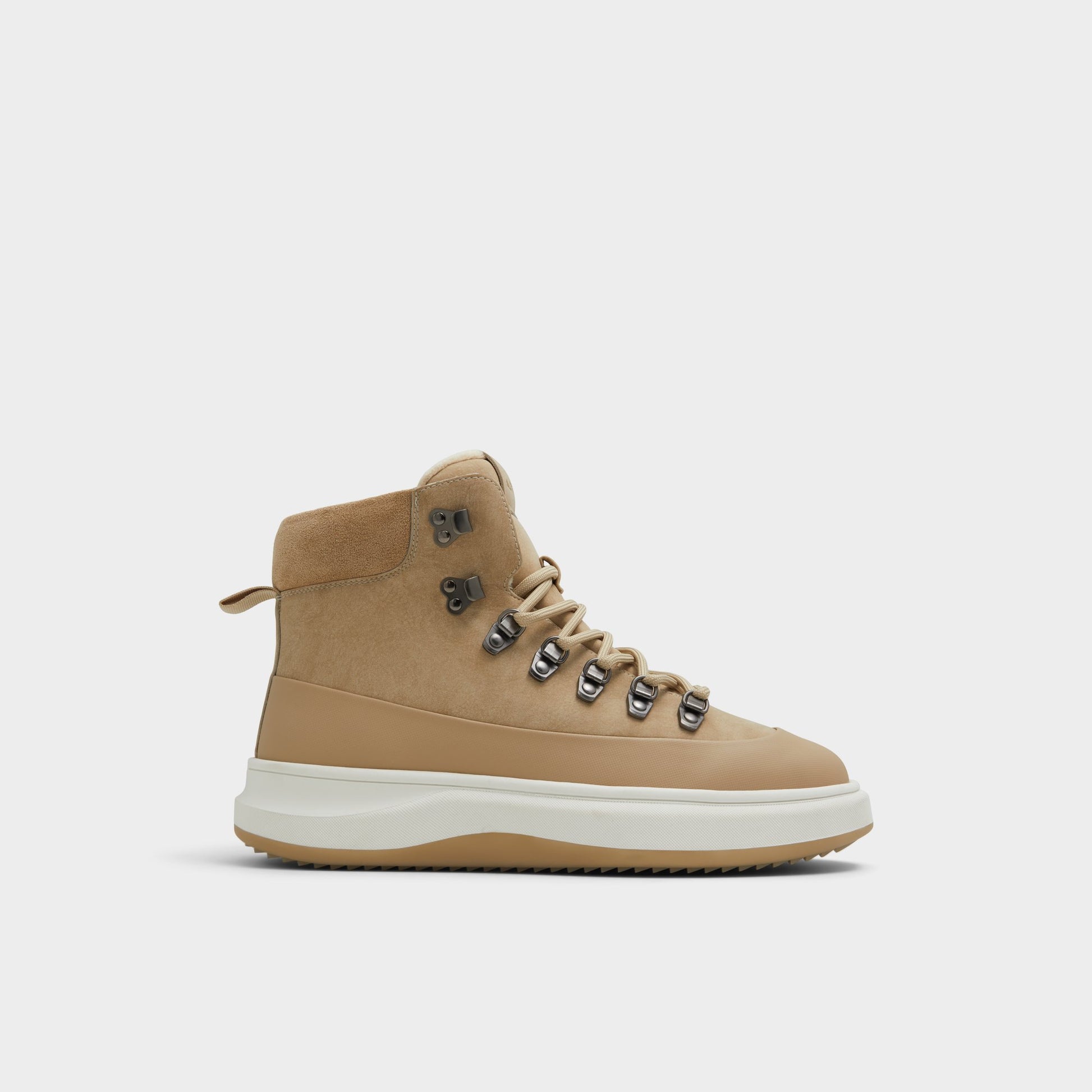 Main View of Light Beige Gibson Lace-up boot for Mens