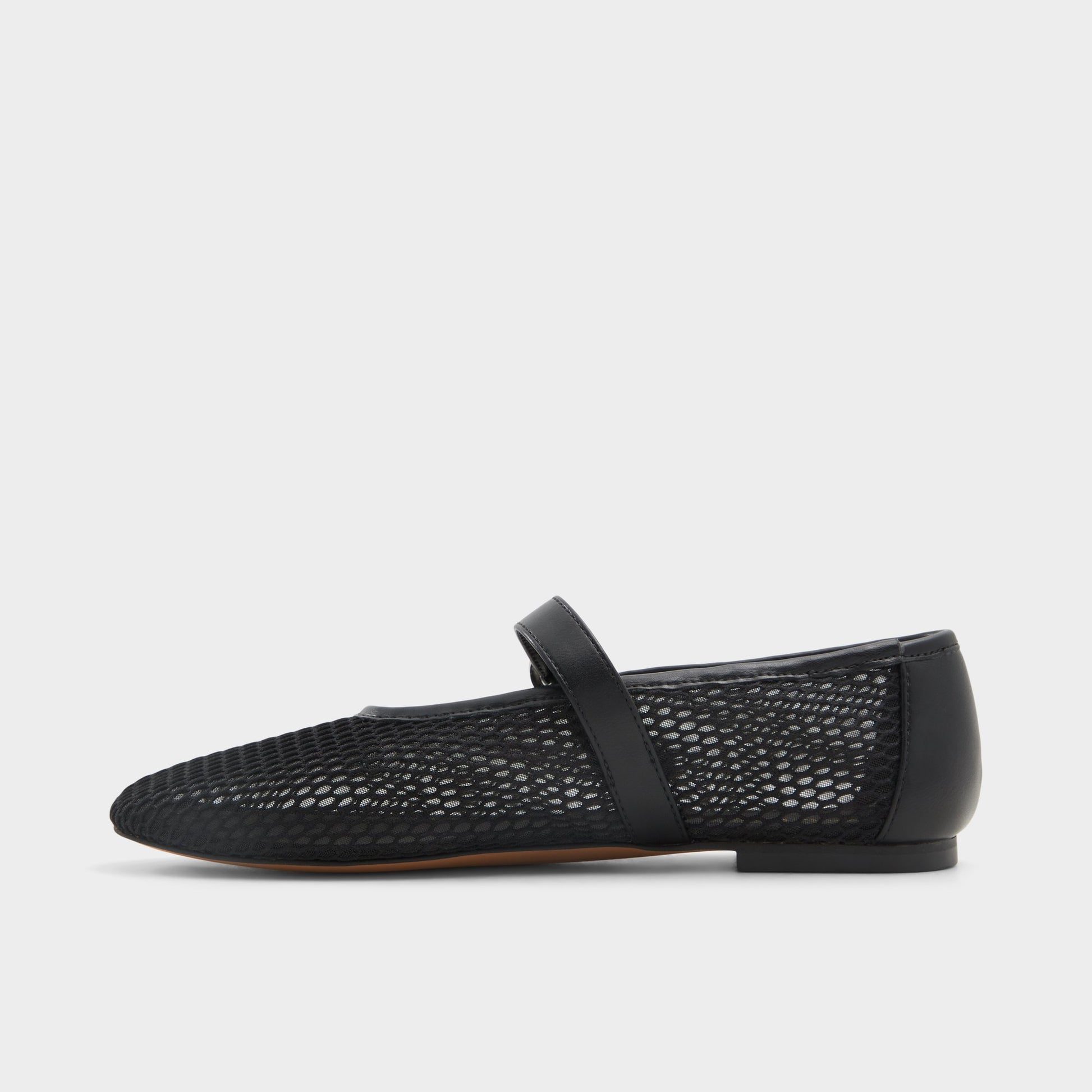Side view of Black Quincey Ballerina