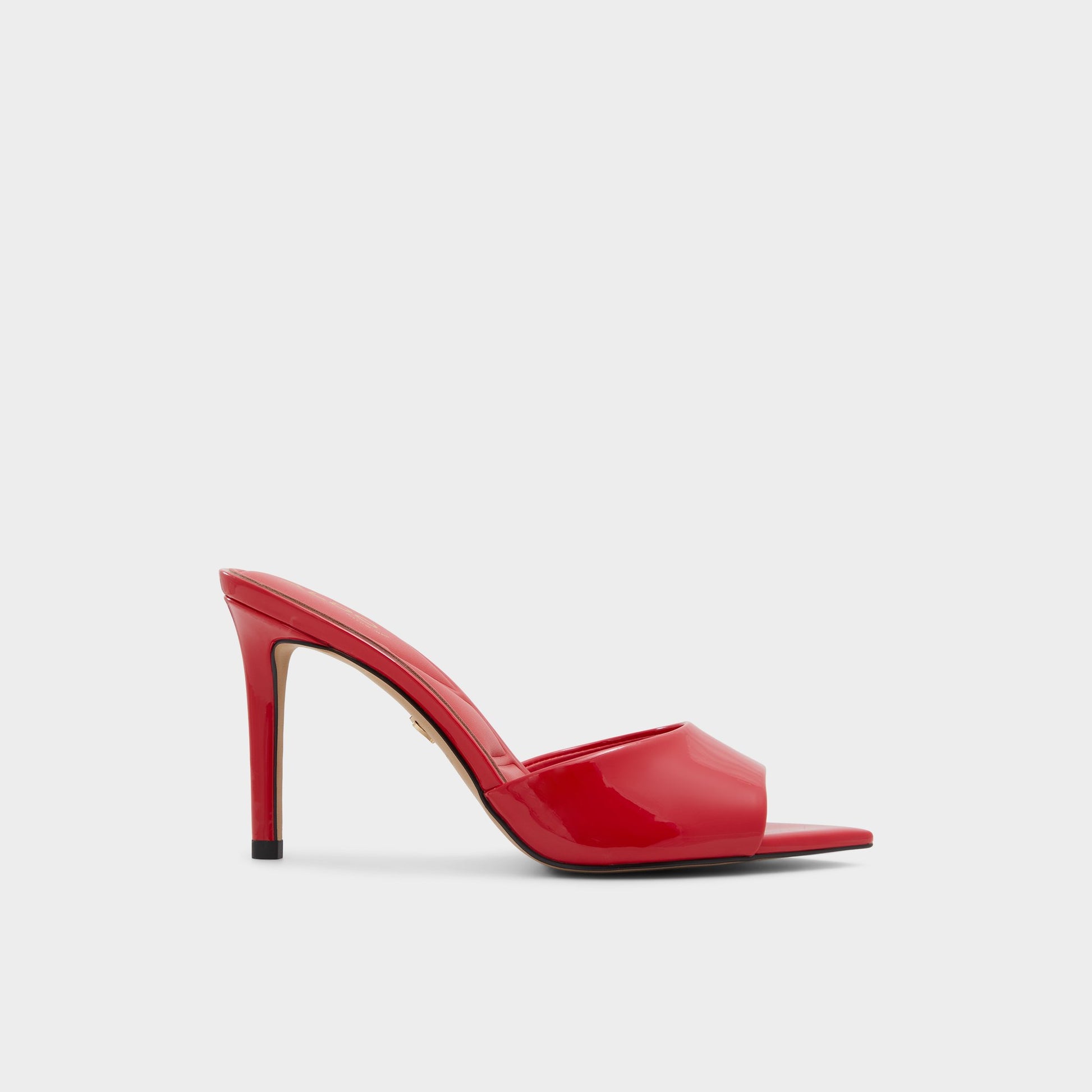 Main View of Red Anniebrilden Heeled mule for Womens