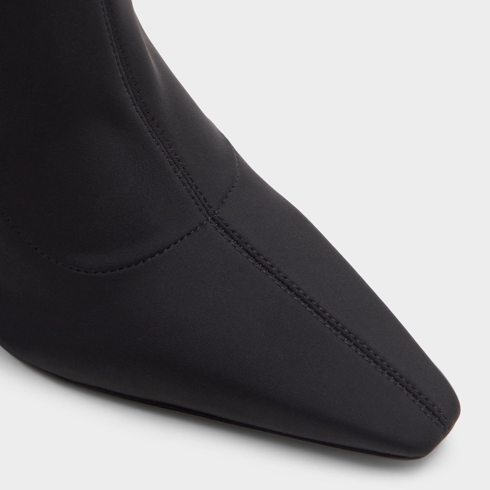Close-up of the Black Raffaela Knee-high boot