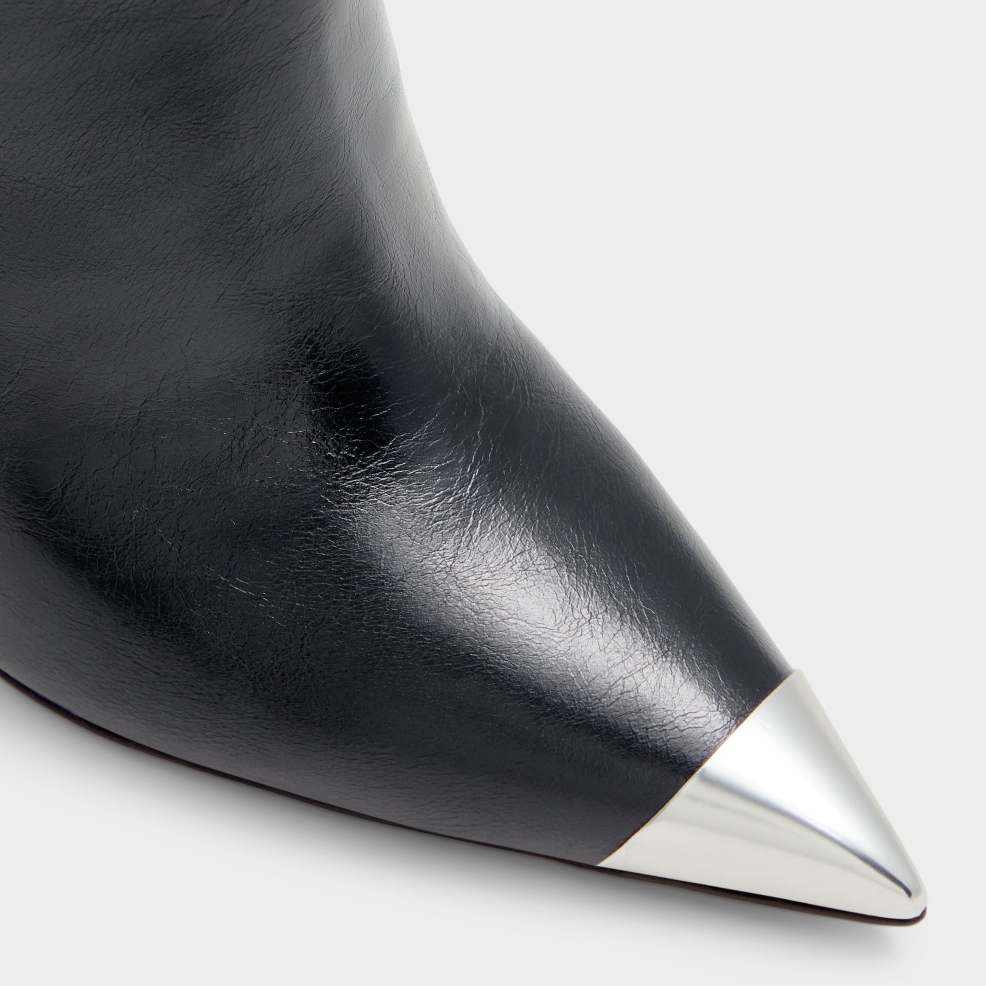 Close-up of the Black Nilita Ankle boot