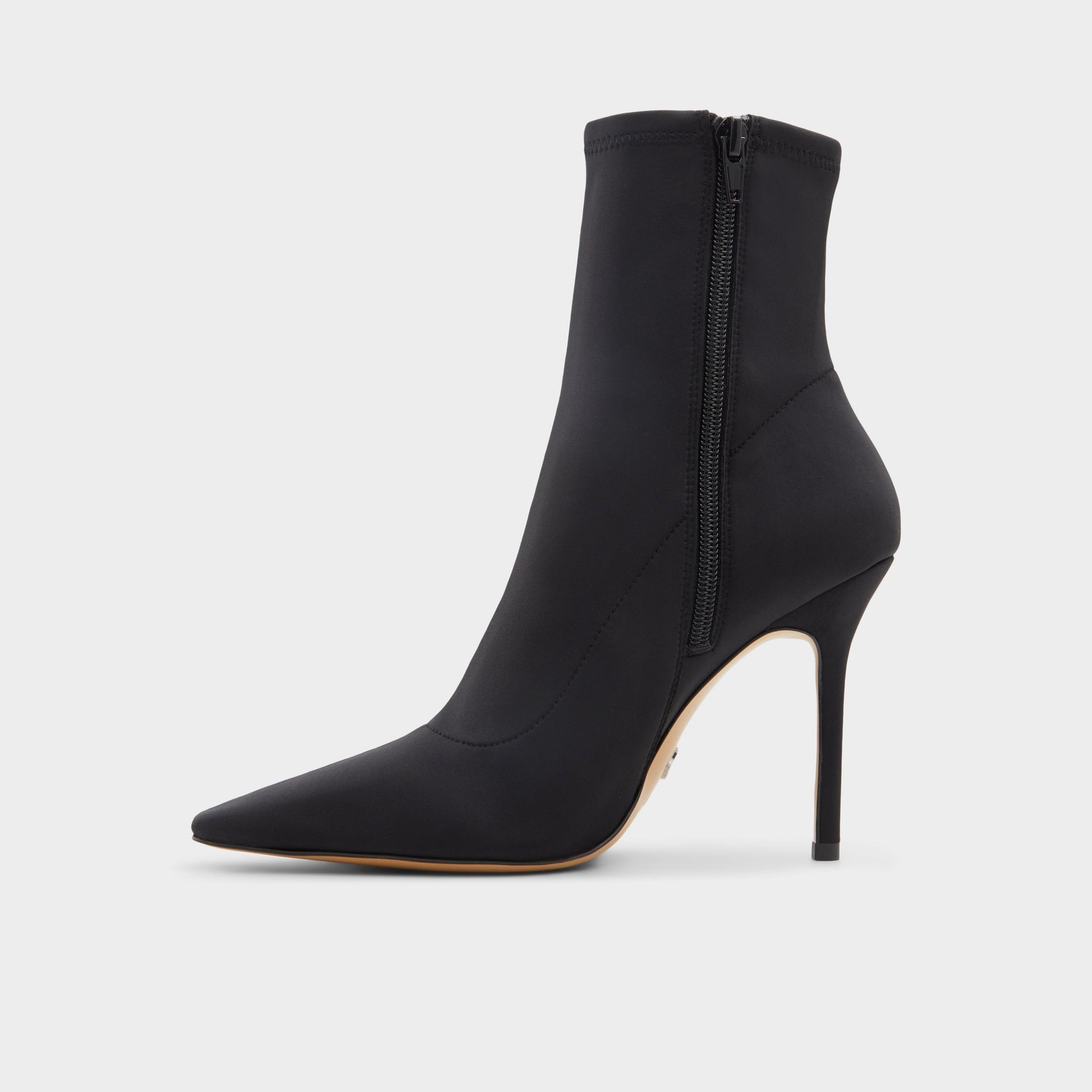 Side view of Black Raffina Ankle boot